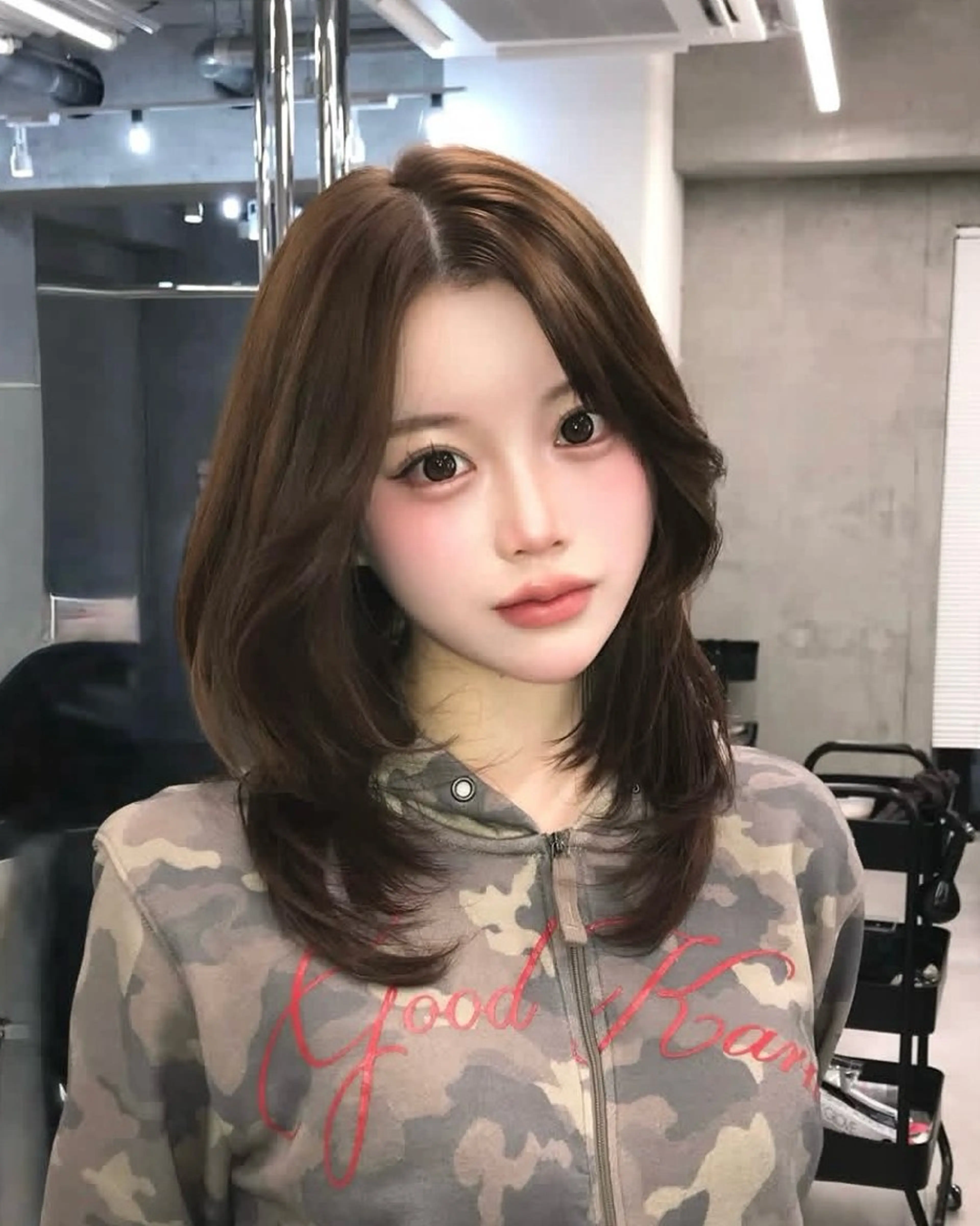 ミディアム カラー ヘアカラー 縮毛矯正 トリートメント ヘアセット ゆうさ │ 髪質改善 ボブ ショートのヘアスタイル