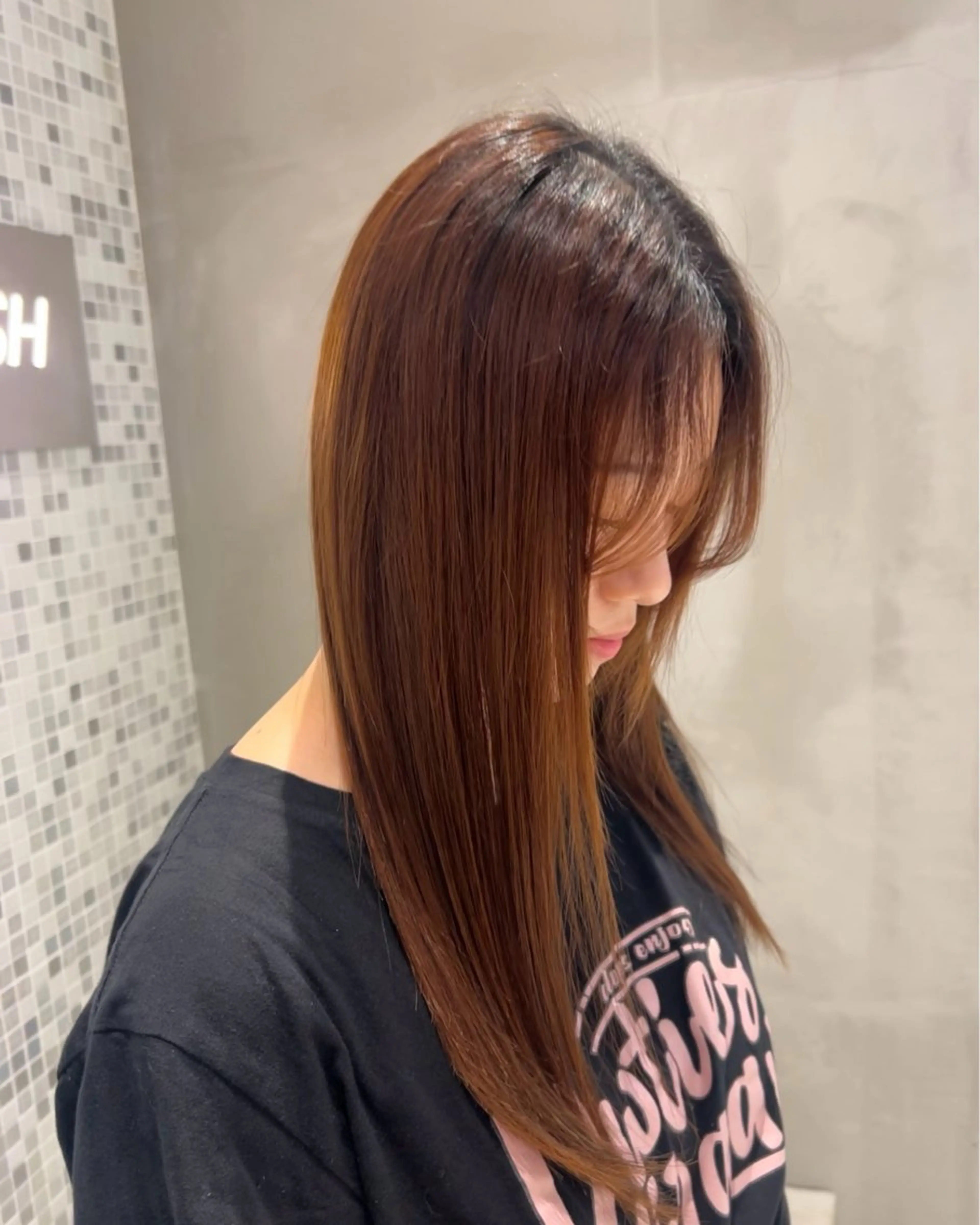 くすみカラー/ブリ ーチ seina★のヘアスタイル