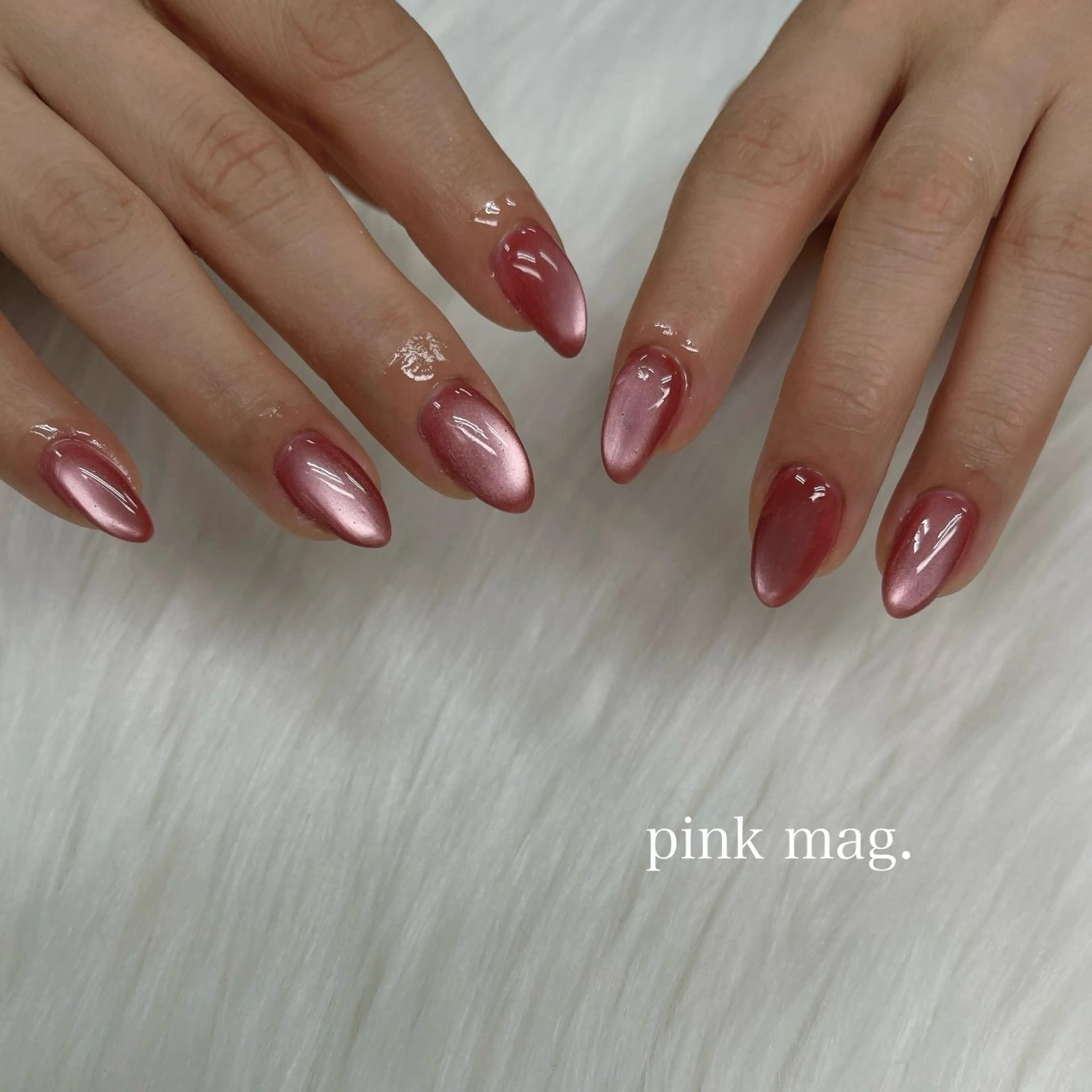 ネイル マグネットネイル ハンドネイル tener 🧋yume🧋のネイルデザイン