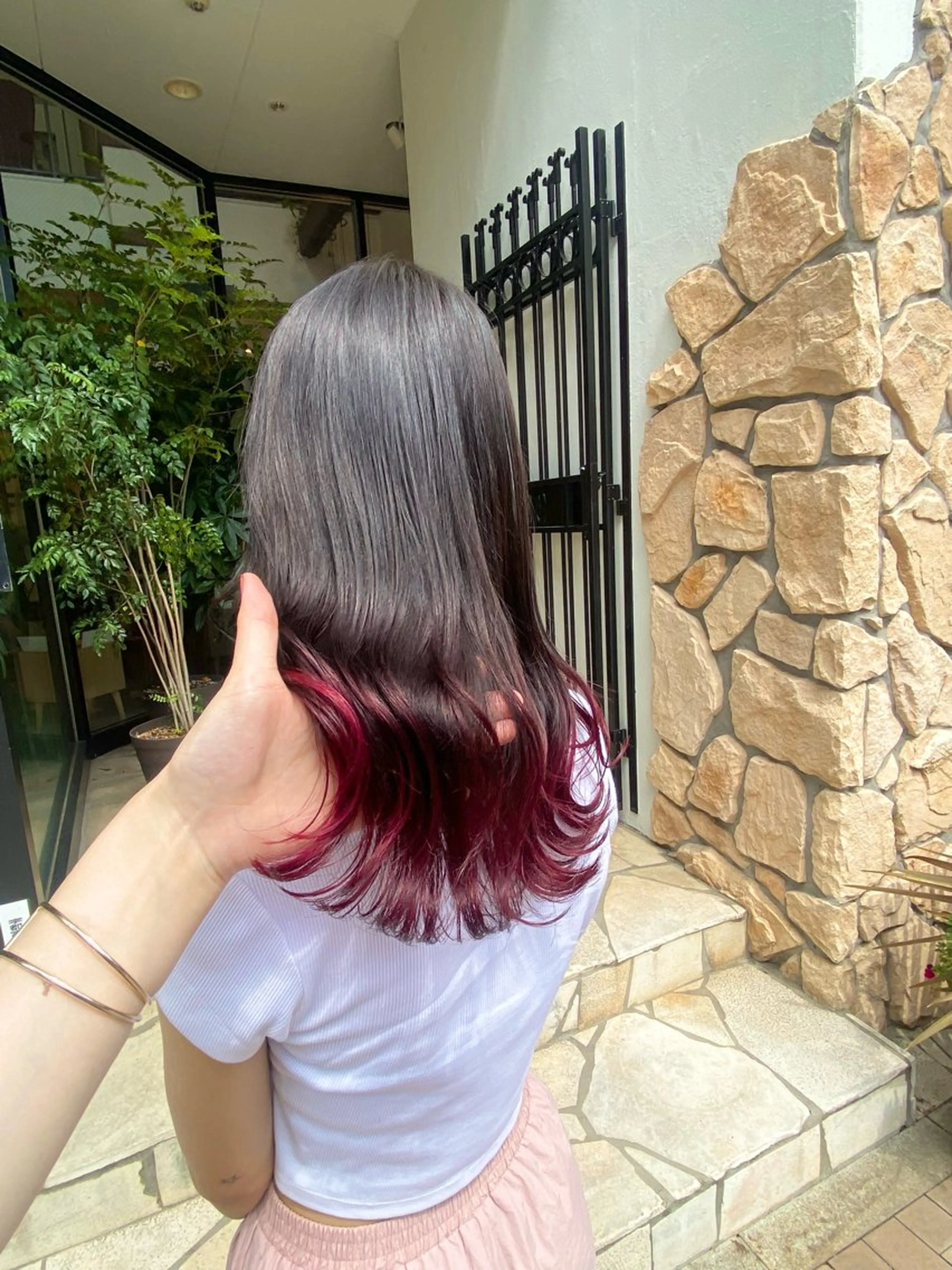 ミディアム RINOSHORES所属・yume🫧 ハイトーン/ブリーチのヘアスタイル