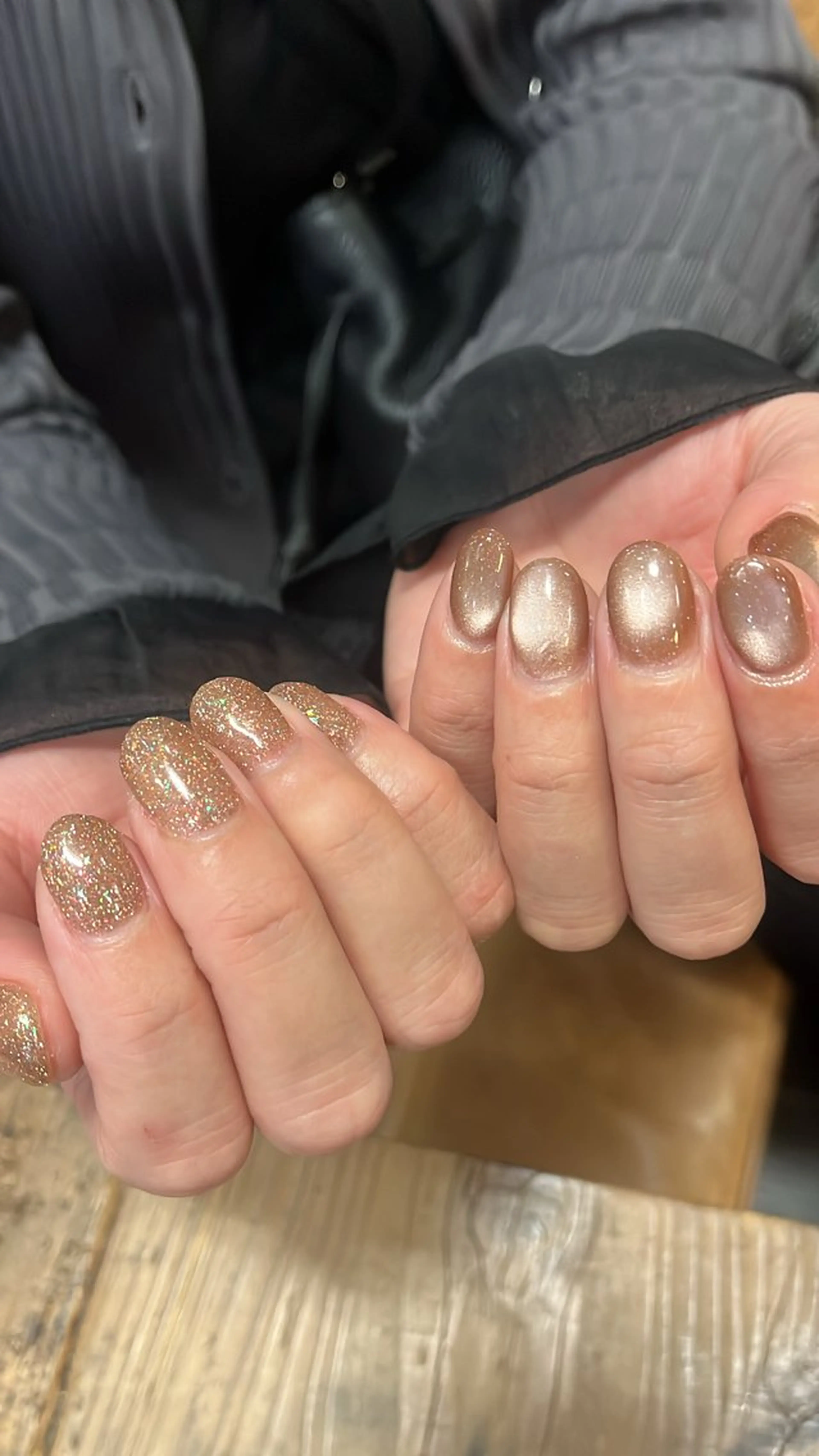 ネイル フラッシュネイル マグネットネイル ニュアンスネイル シンプルネイル ハンドネイル SAKU nail 作島茜のネイルデザイン