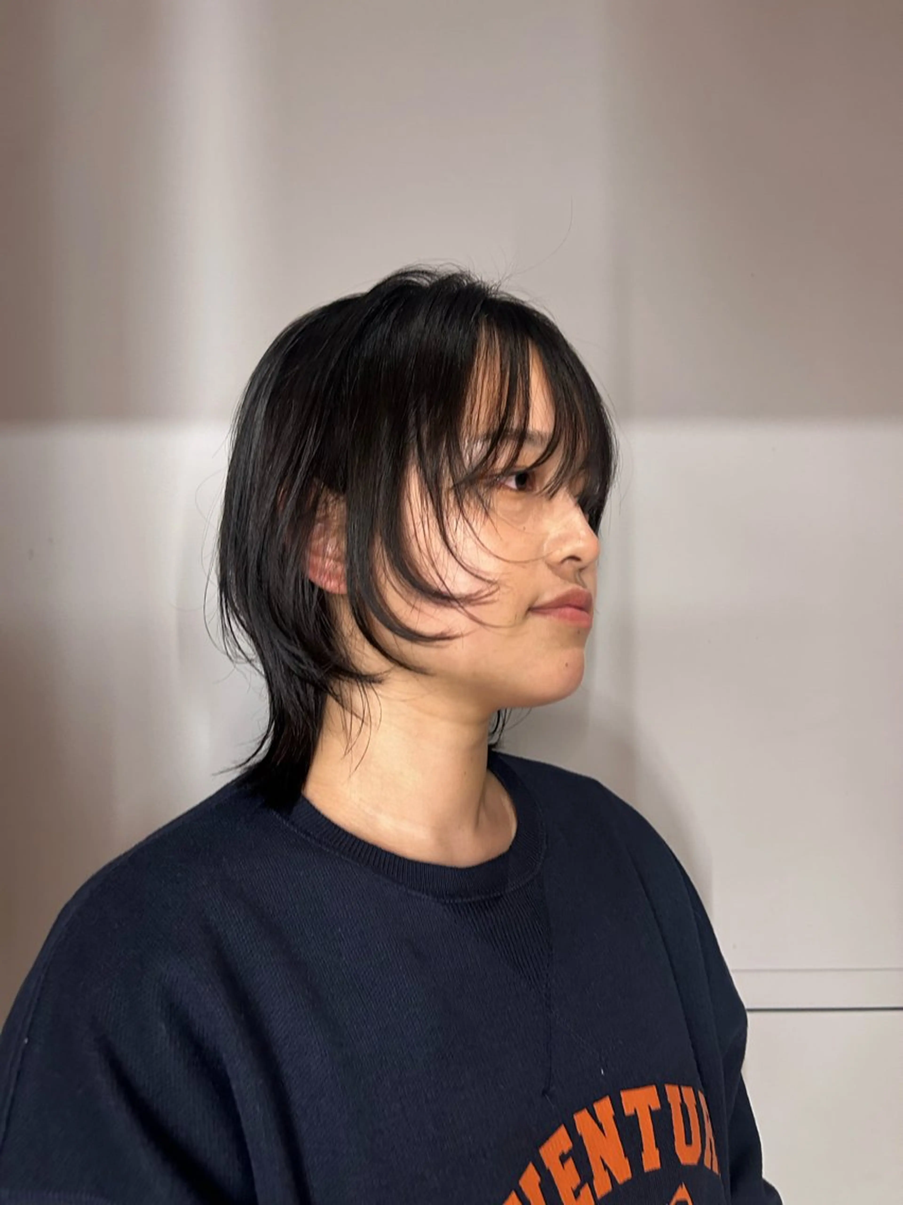 ミディアム カラー ミディアムレイヤー ボブ 顔まわりレイヤー レイヤーカット ウルフカット 🌿ボブ パーマ高橋啓太🌿のヘアスタイル