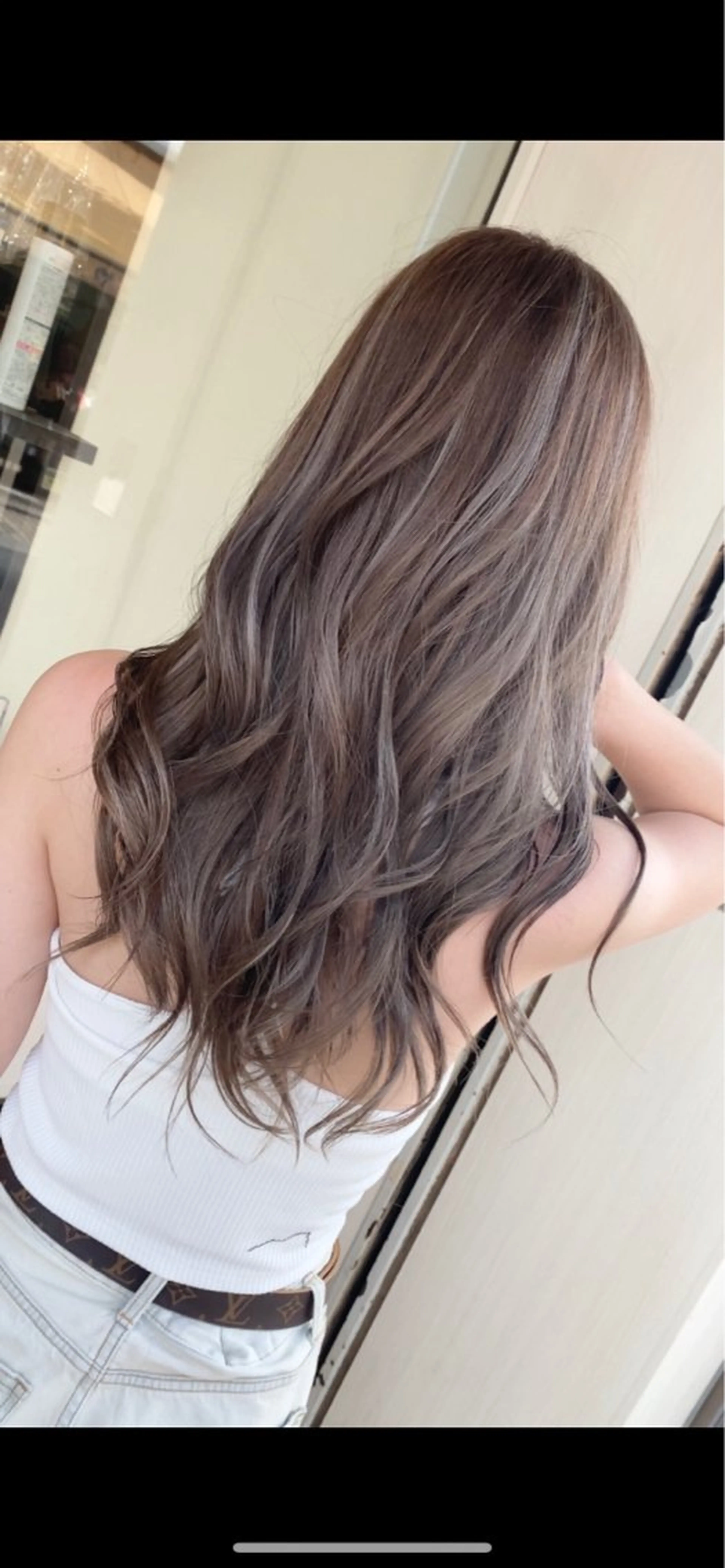 ロング カラー ハイライトカラー 3Dハイライト ハイライト デザインカラー⭐️ Yamauchiのヘアスタイル