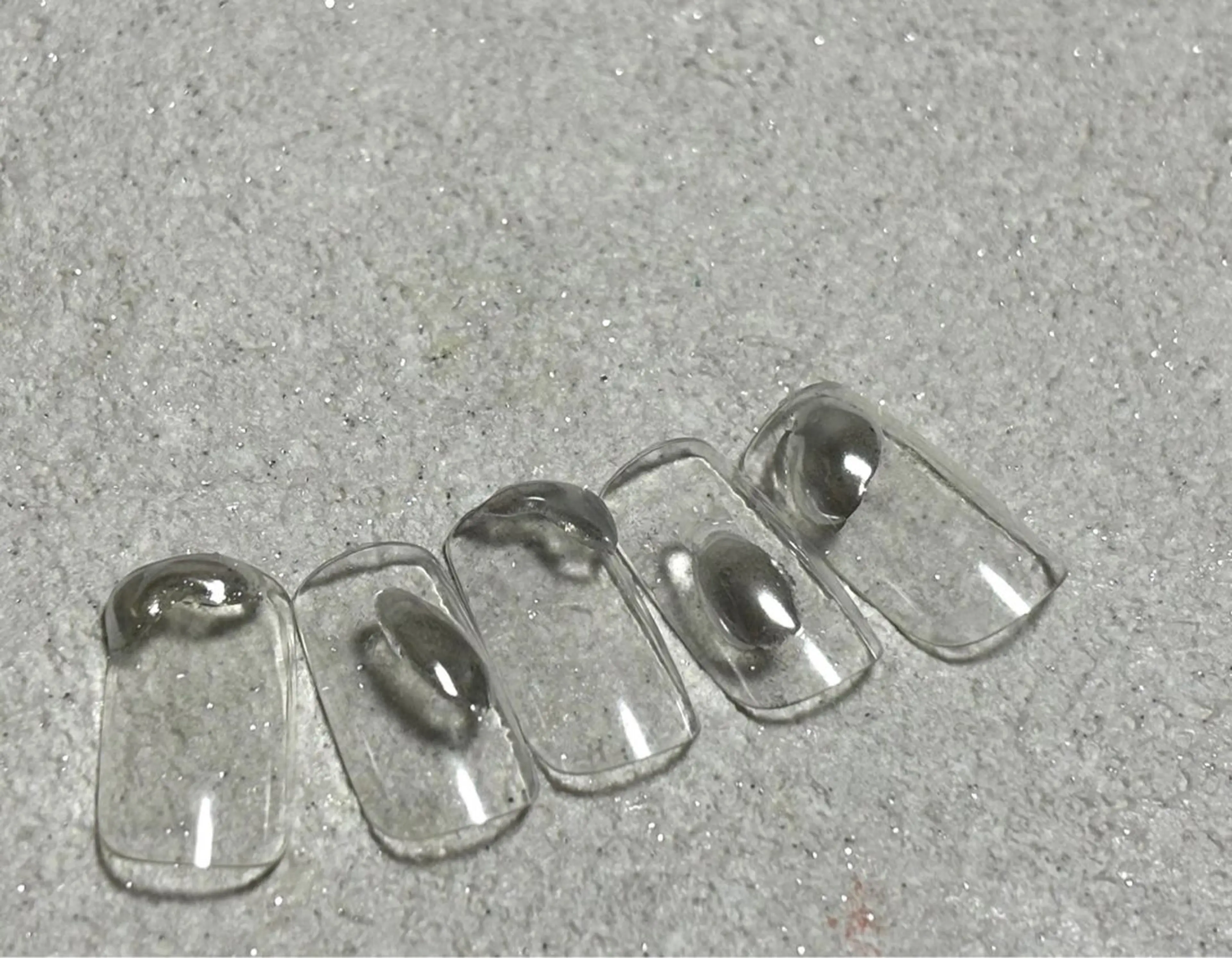 シンプルニュアンスコース💅オフありの写真