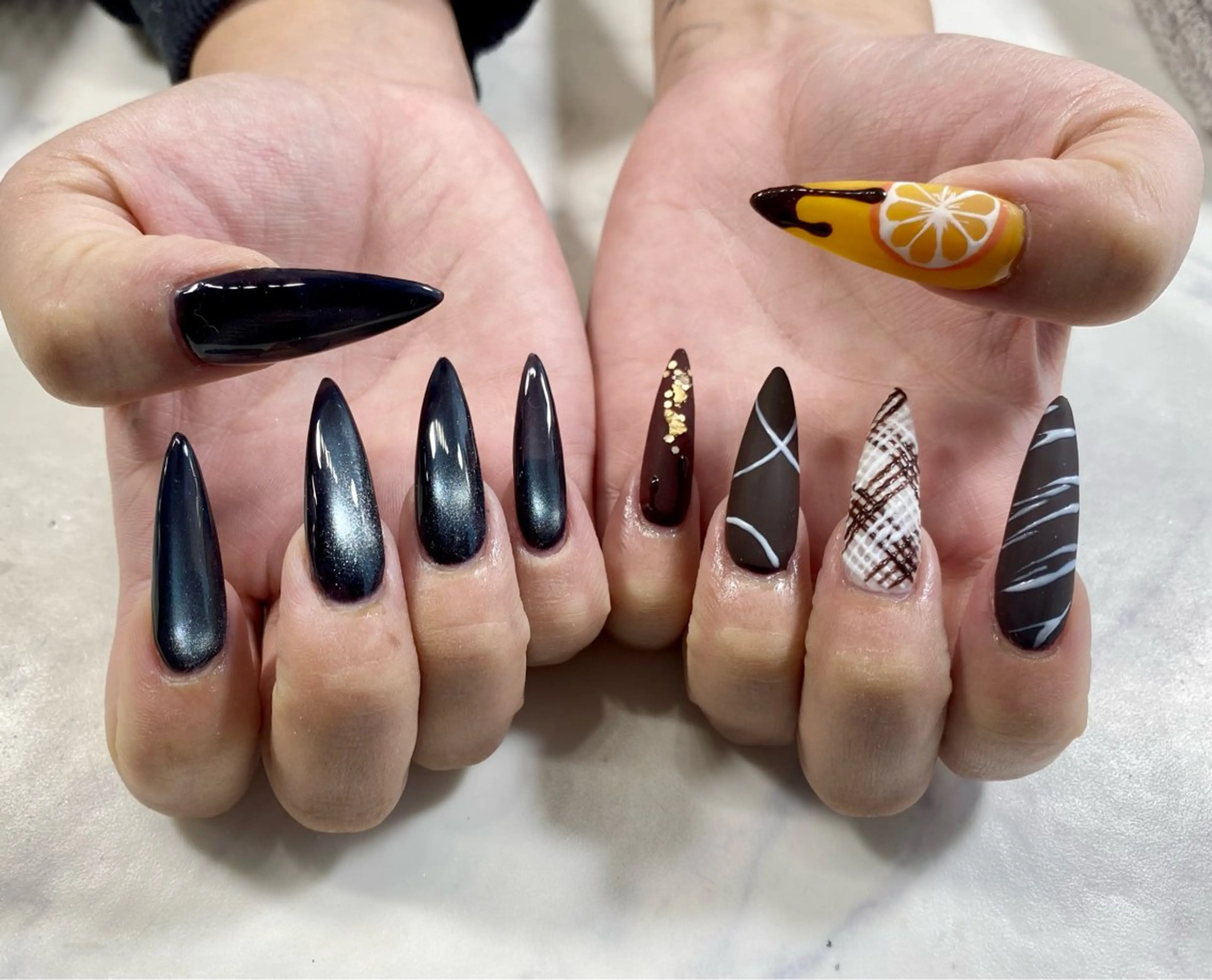 ネイル Three いわなべのネイルデザイン