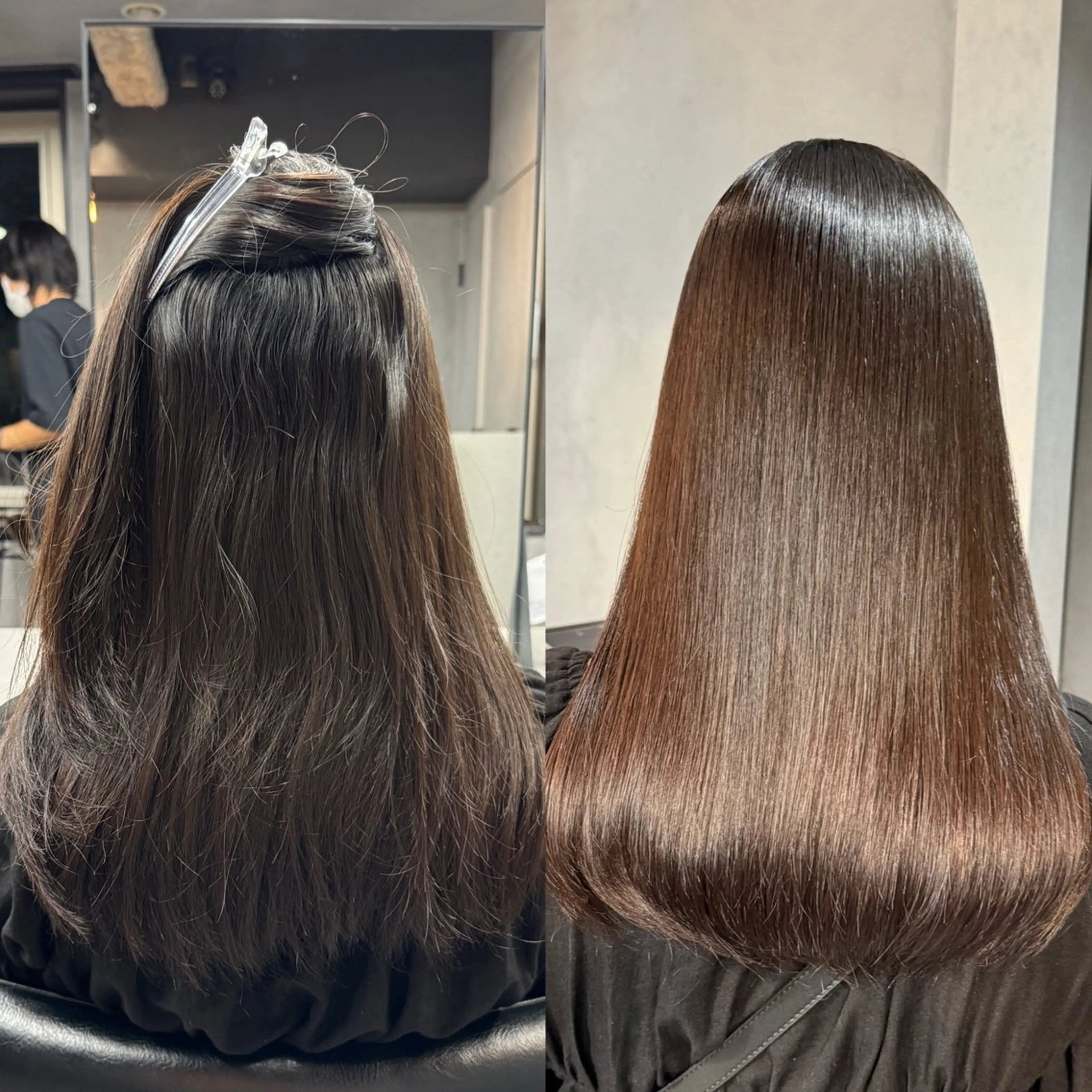 セミロング カット ヘアカラー 縮毛矯正 髪質改善/艶髪 MINAMIのヘアスタイル