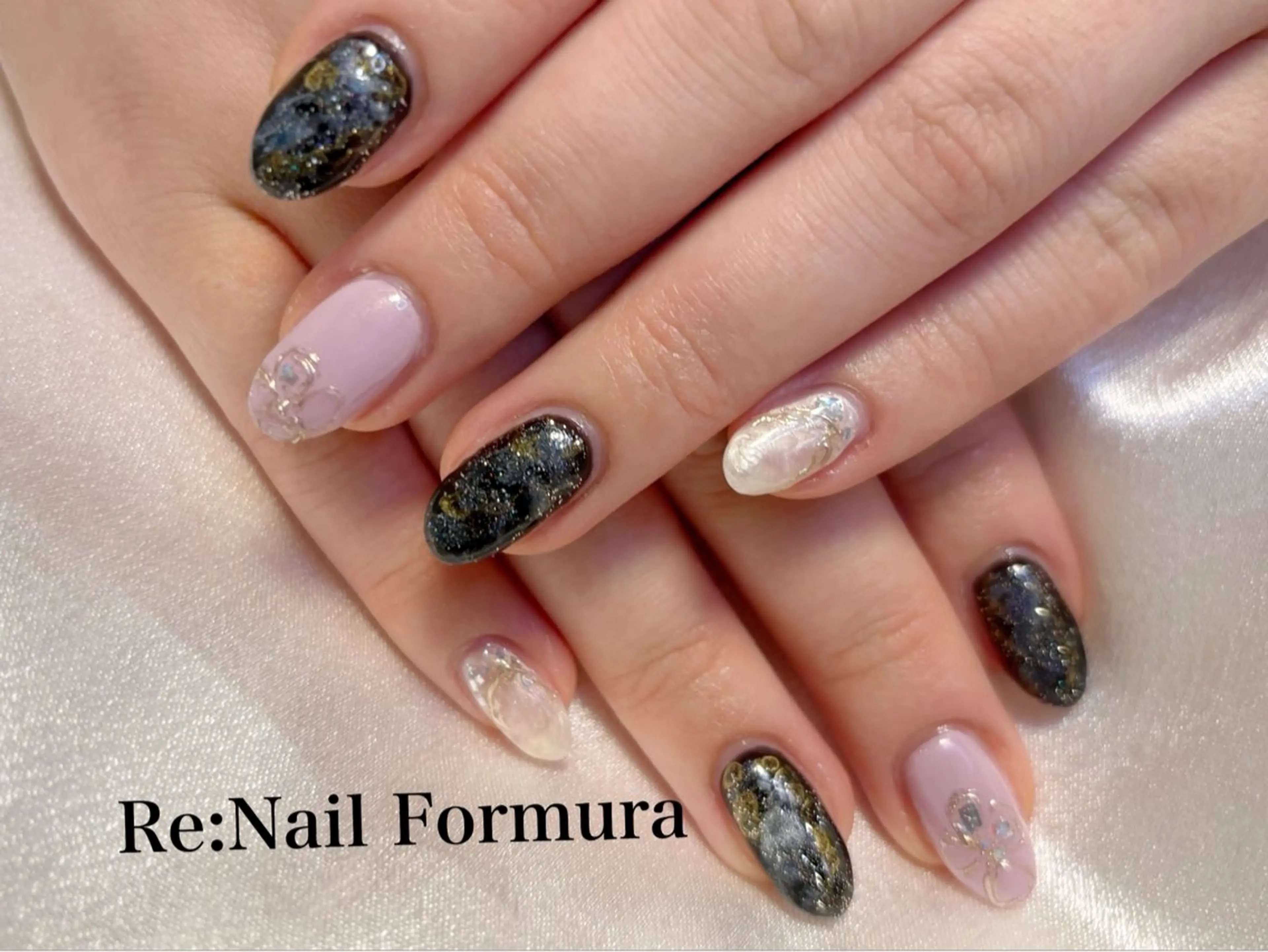 ミディアム ハンドネイル kido chieのネイルデザイン