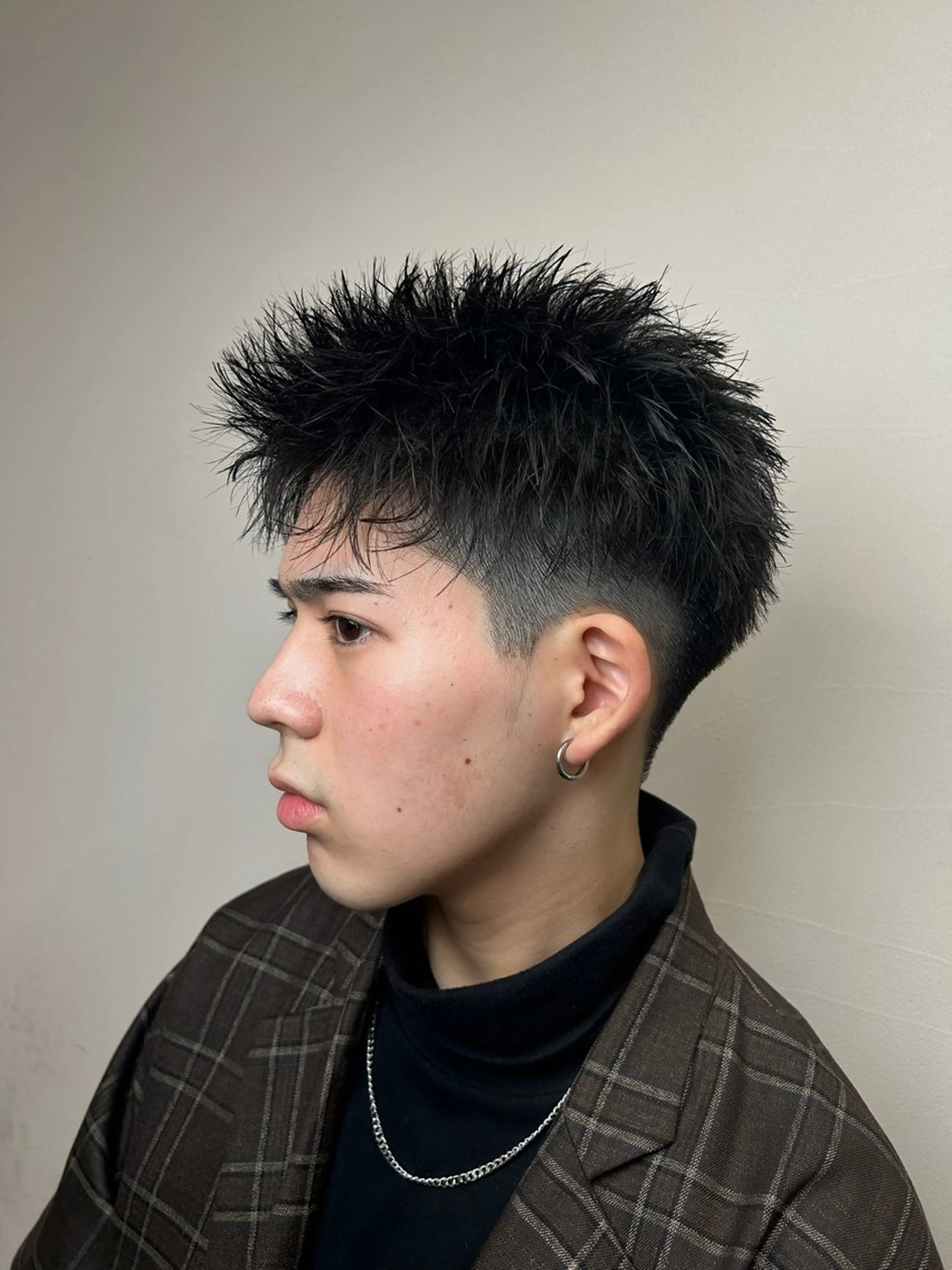ショート メンズ カット ヘッドスパ 渋谷【メンズ職人】 ツイスパ・メッシュのヘアスタイル