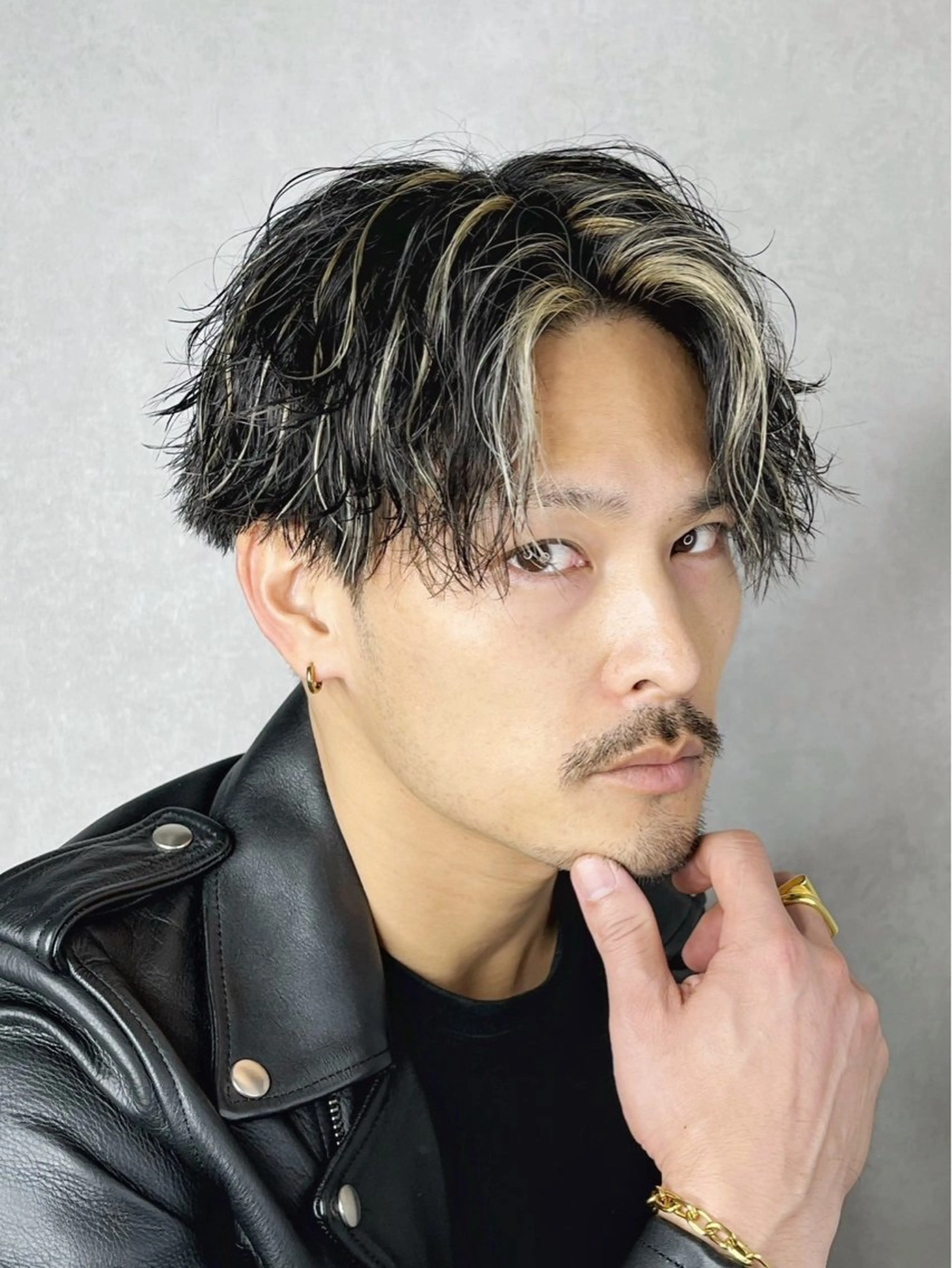 【メンズ限定】メンズカット+ハイライト+カラーの写真