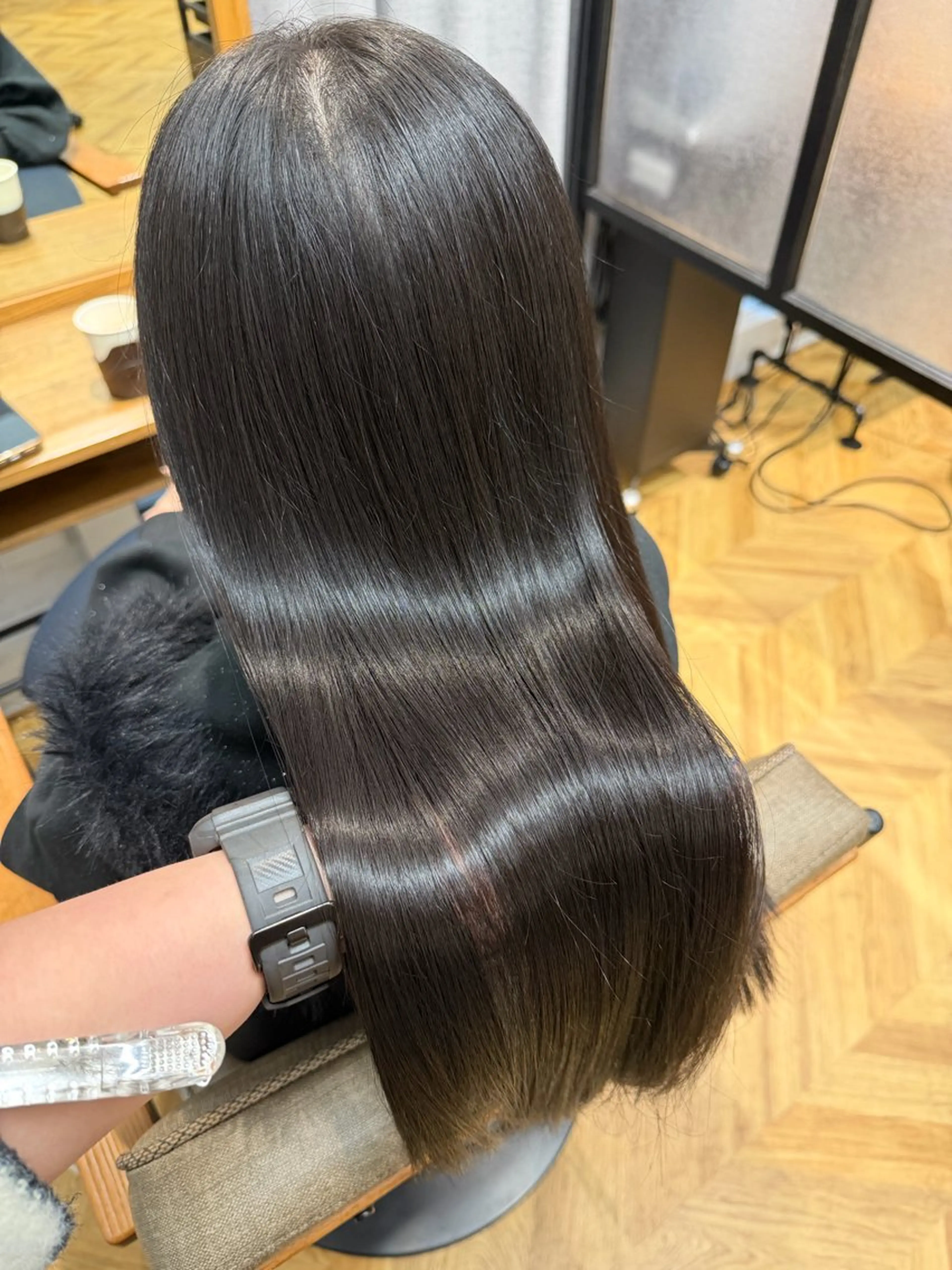 ロング パーマ 縮毛矯正 酸性ストレート ストレートパーマ カット 縮毛矯正 🪄✨艶髪✨🪄 いわさきのヘアスタイル