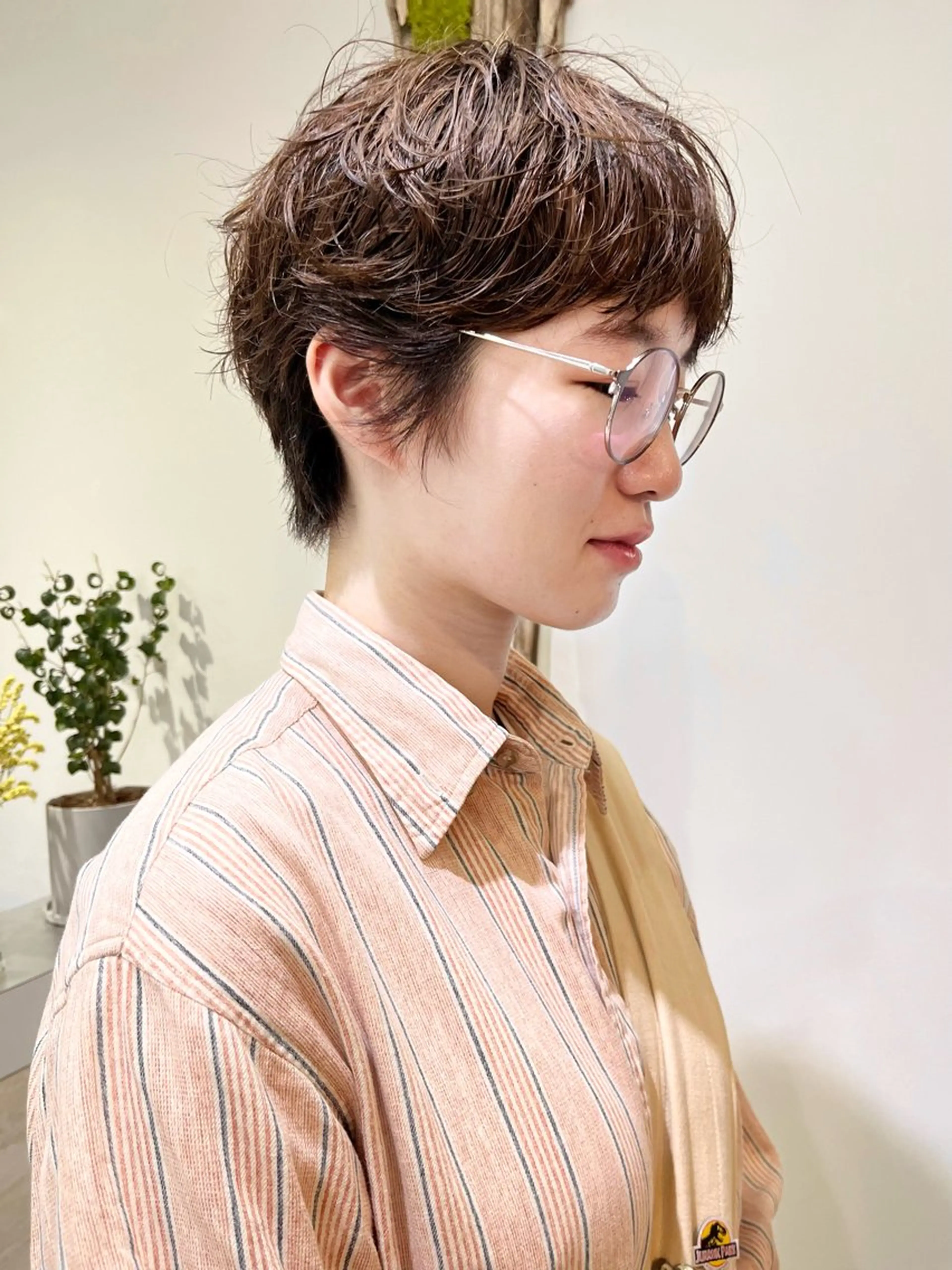 ショート ショート/レイヤー/ パーマ　水野のヘアスタイル