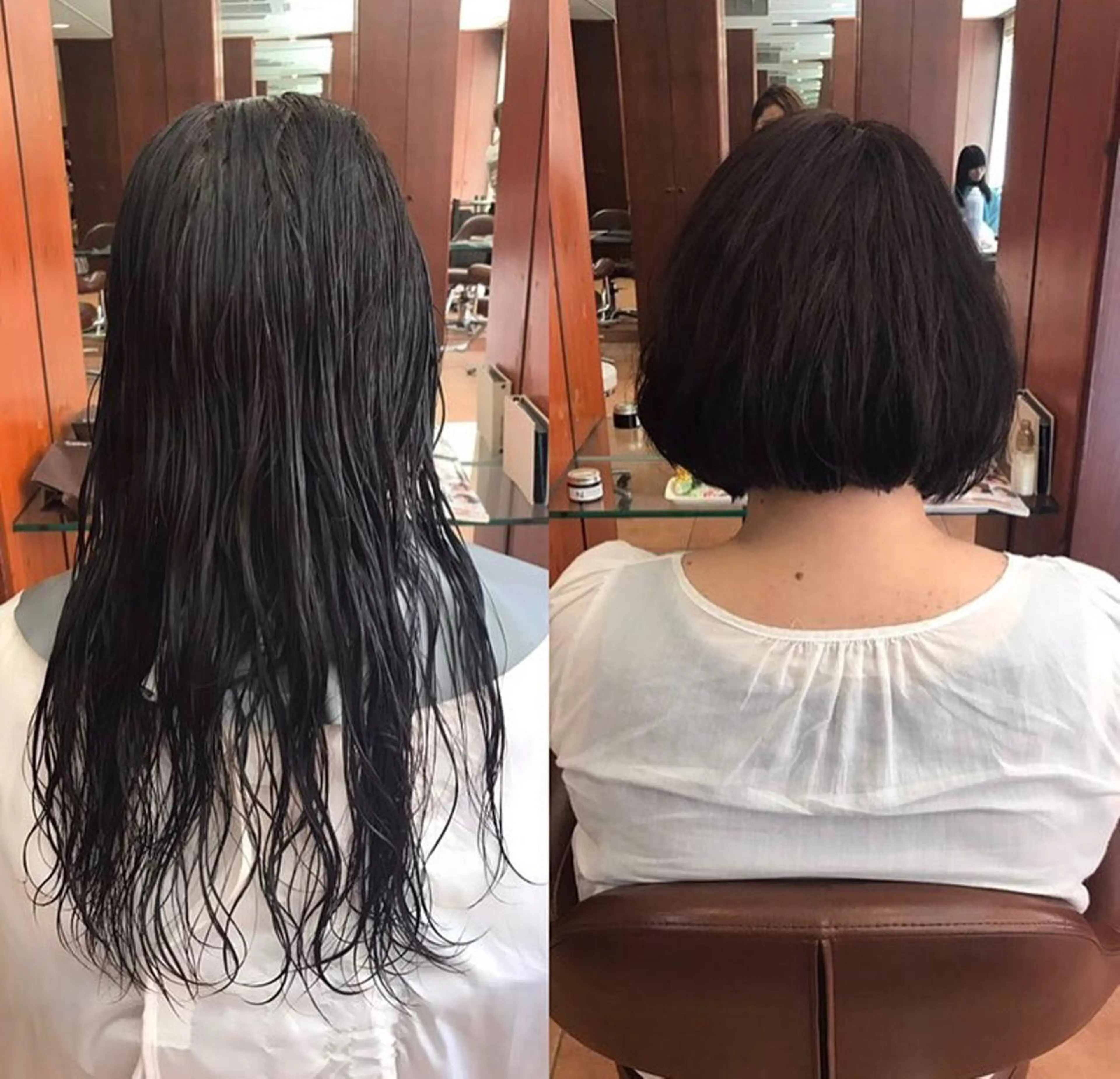 ショート カラー パーマ ✂︎ショート、ボブ、 レイヤー🩵YUMIのヘアスタイル