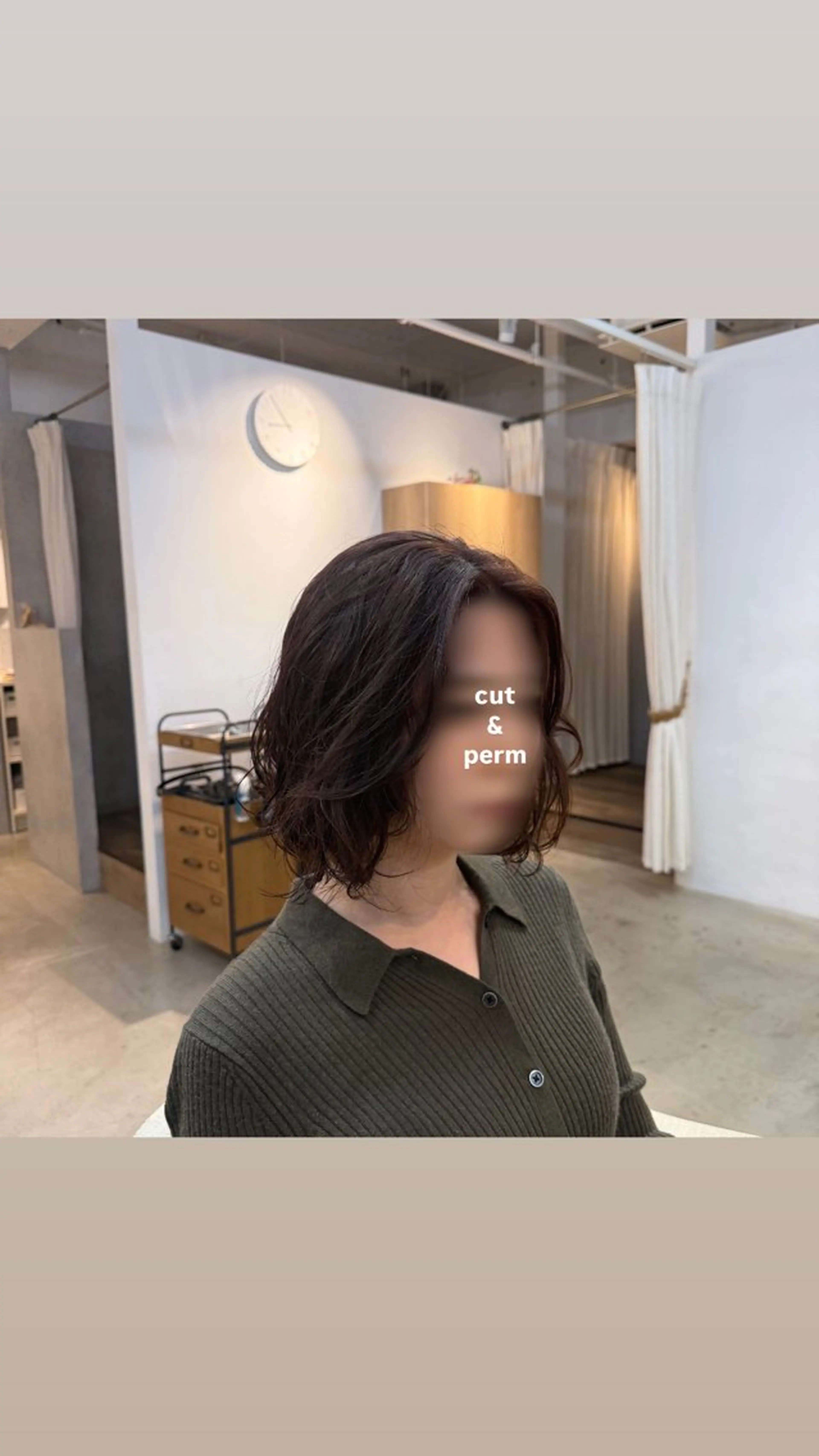 女性カット👩🏻✂︎🪷ボブカット🪷の写真