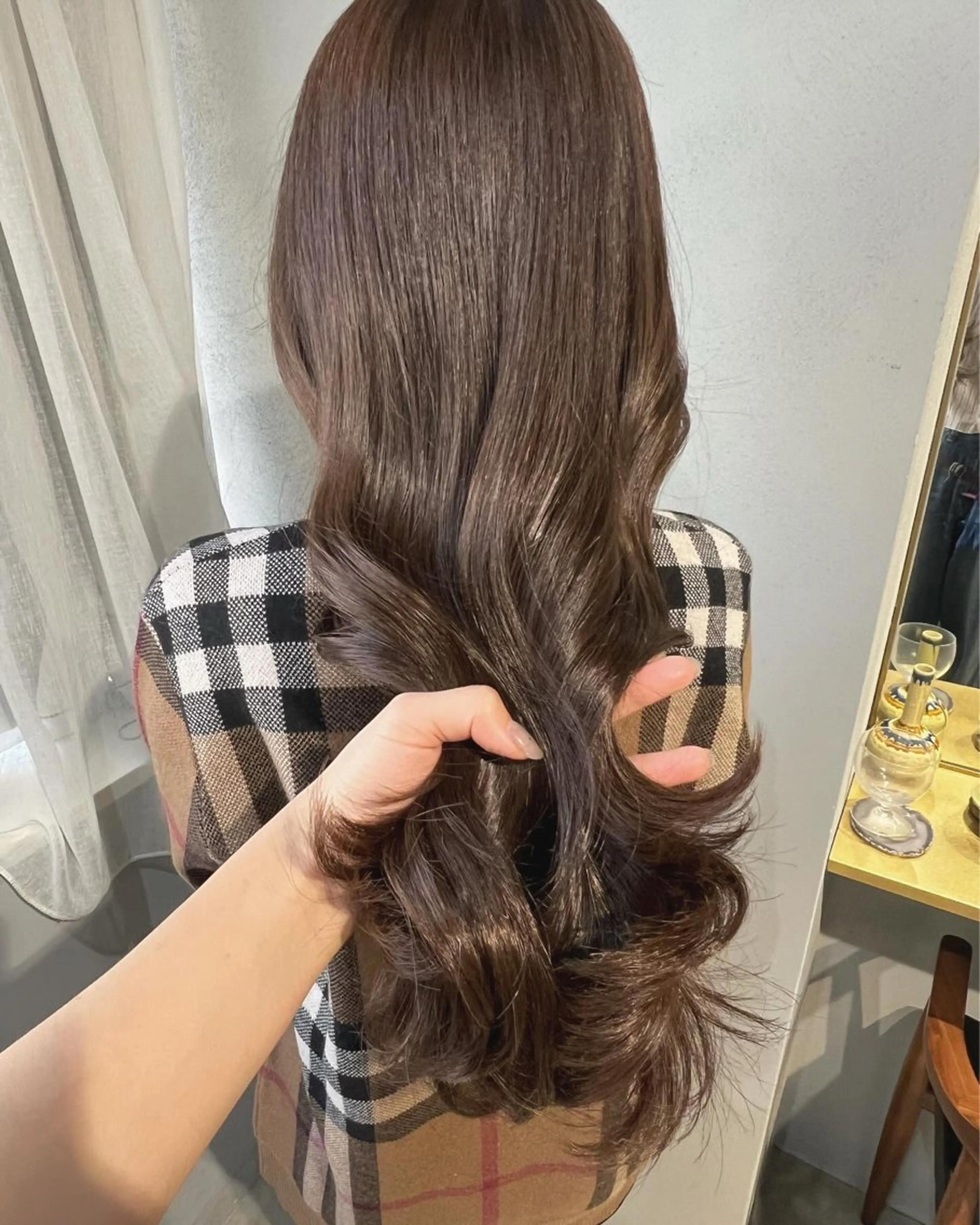 ロング カラー カット ヘアカラー トリートメント akane/ボブ /ブラウンベージュのヘアスタイル