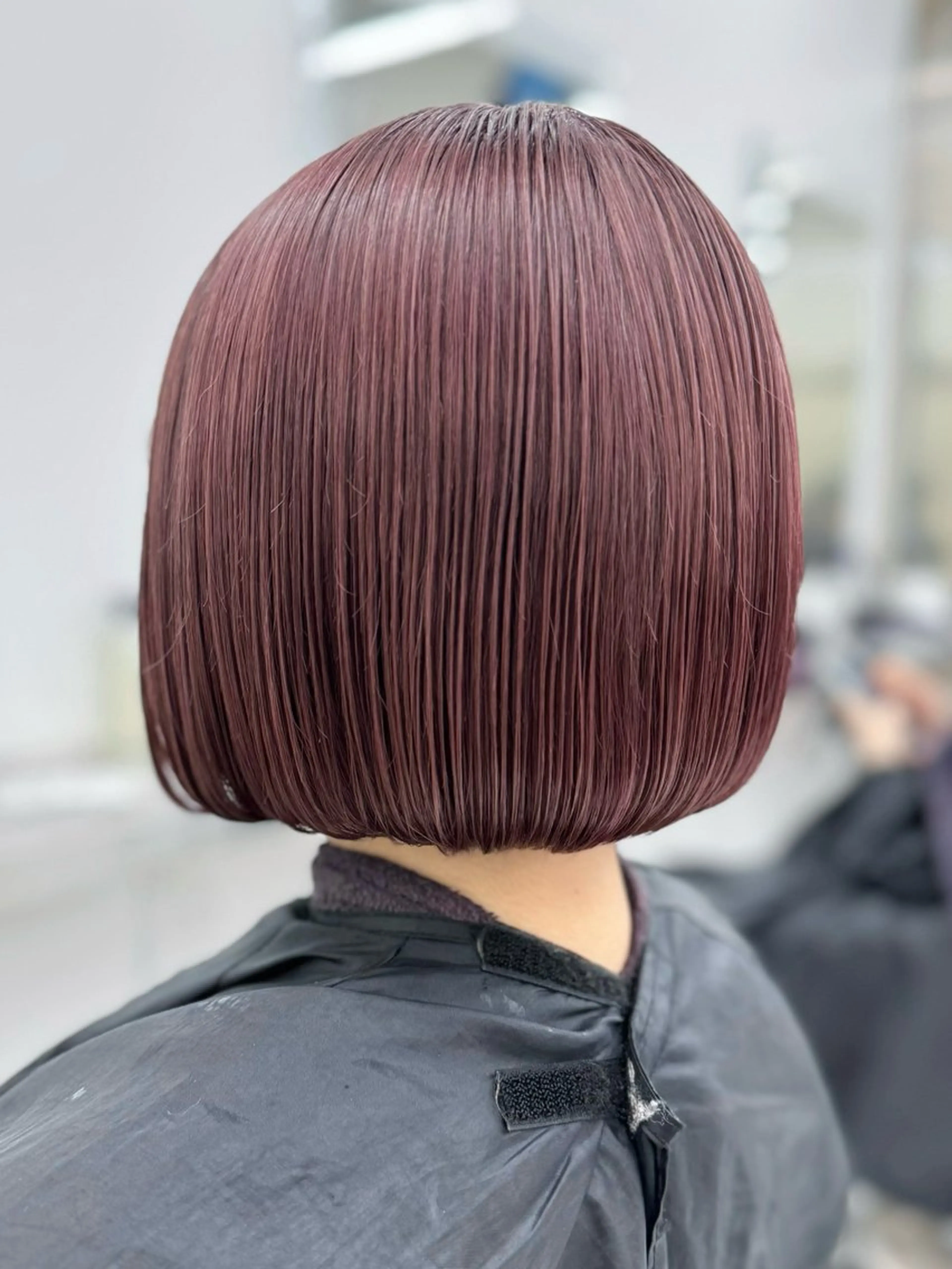 ショート カラー ヘアアレンジ 縮毛矯正🤍 盛れるボブ/ひかりのヘアスタイル