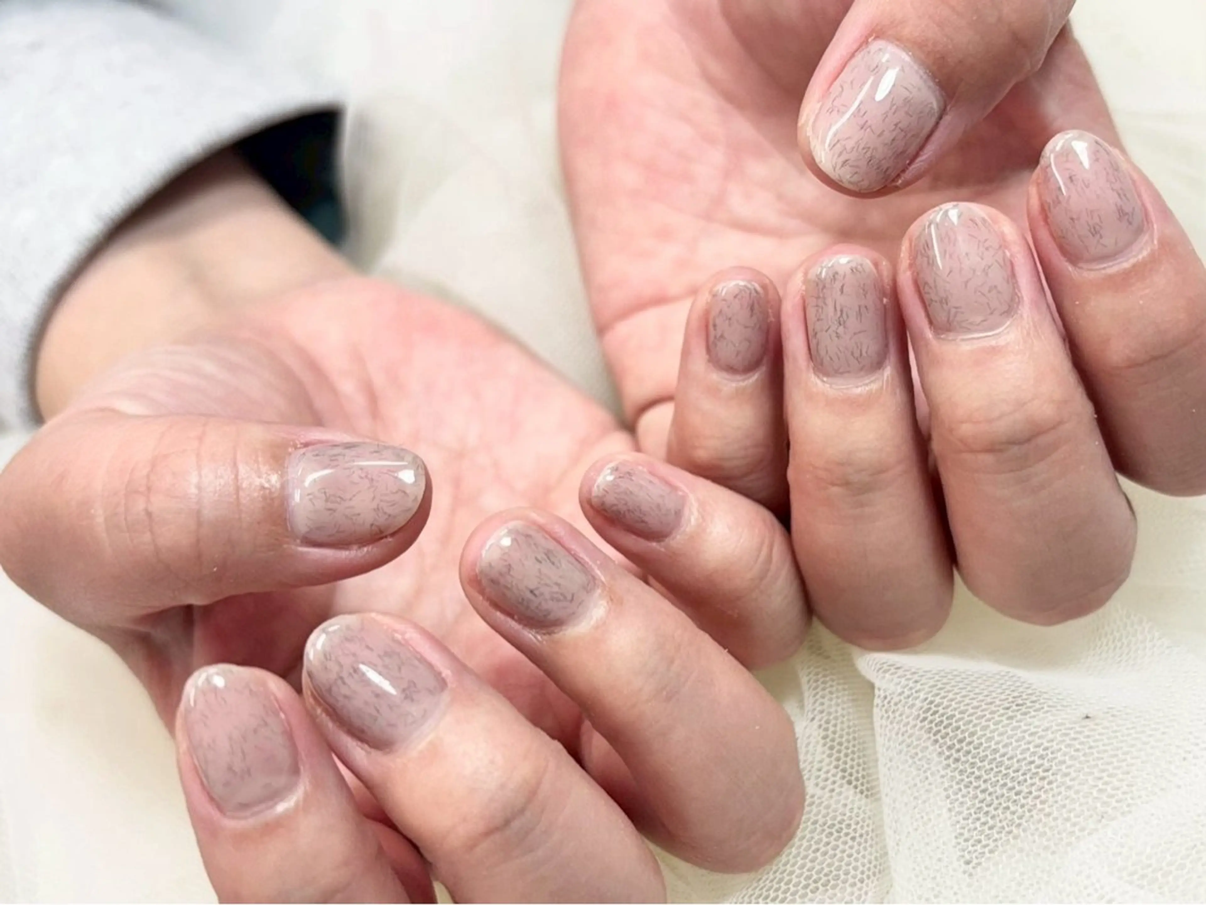 ネイル ニュアンスネイル オフィスネイル ワンカラーネイル シンプルネイル kaho.  /期間 限定モデル募集のネイルデザイン