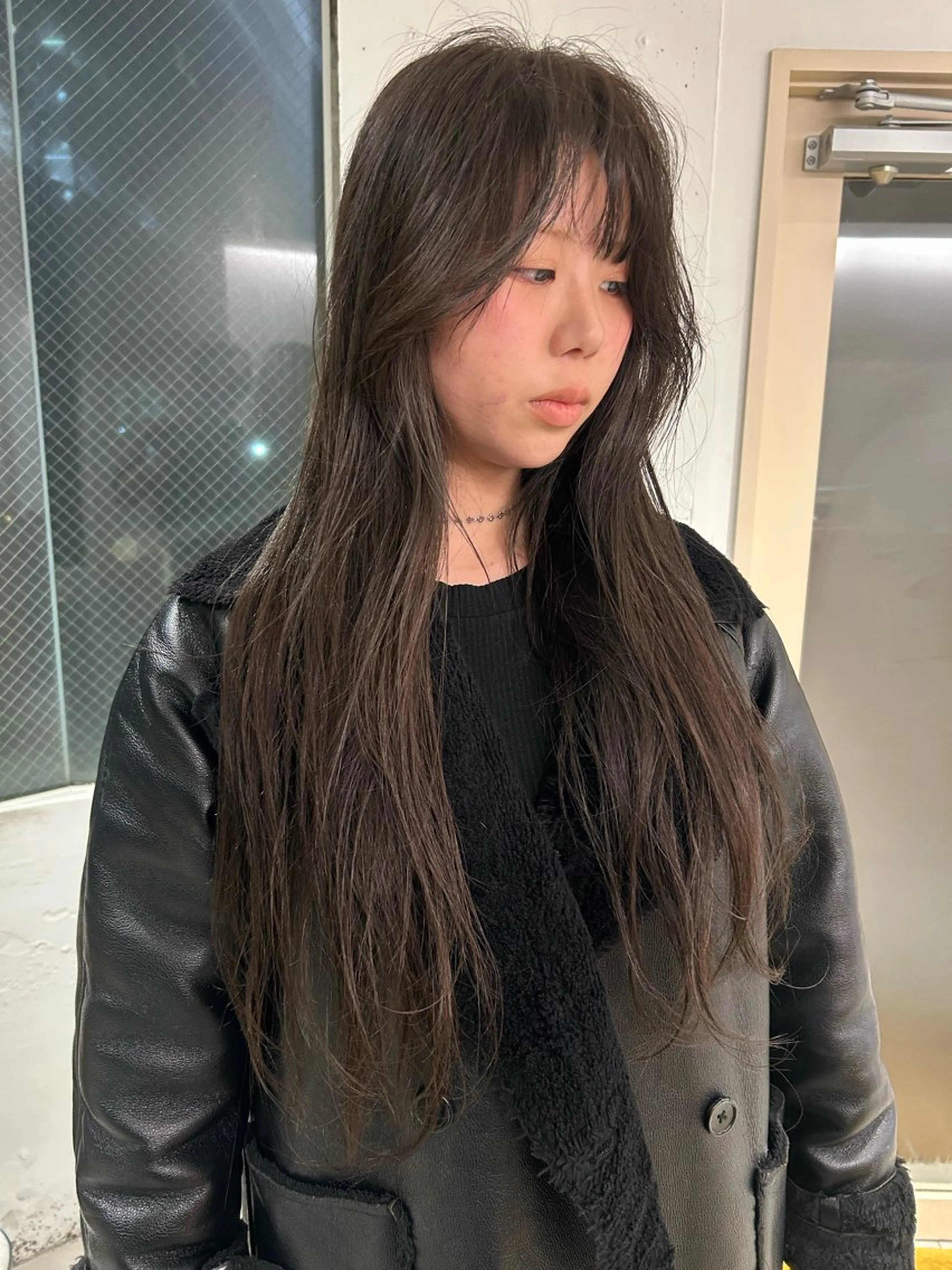 ロング カラー カット ヘアカラー トリートメント ケアパーマ/ケアブリ ーチdaisukeのヘアスタイル