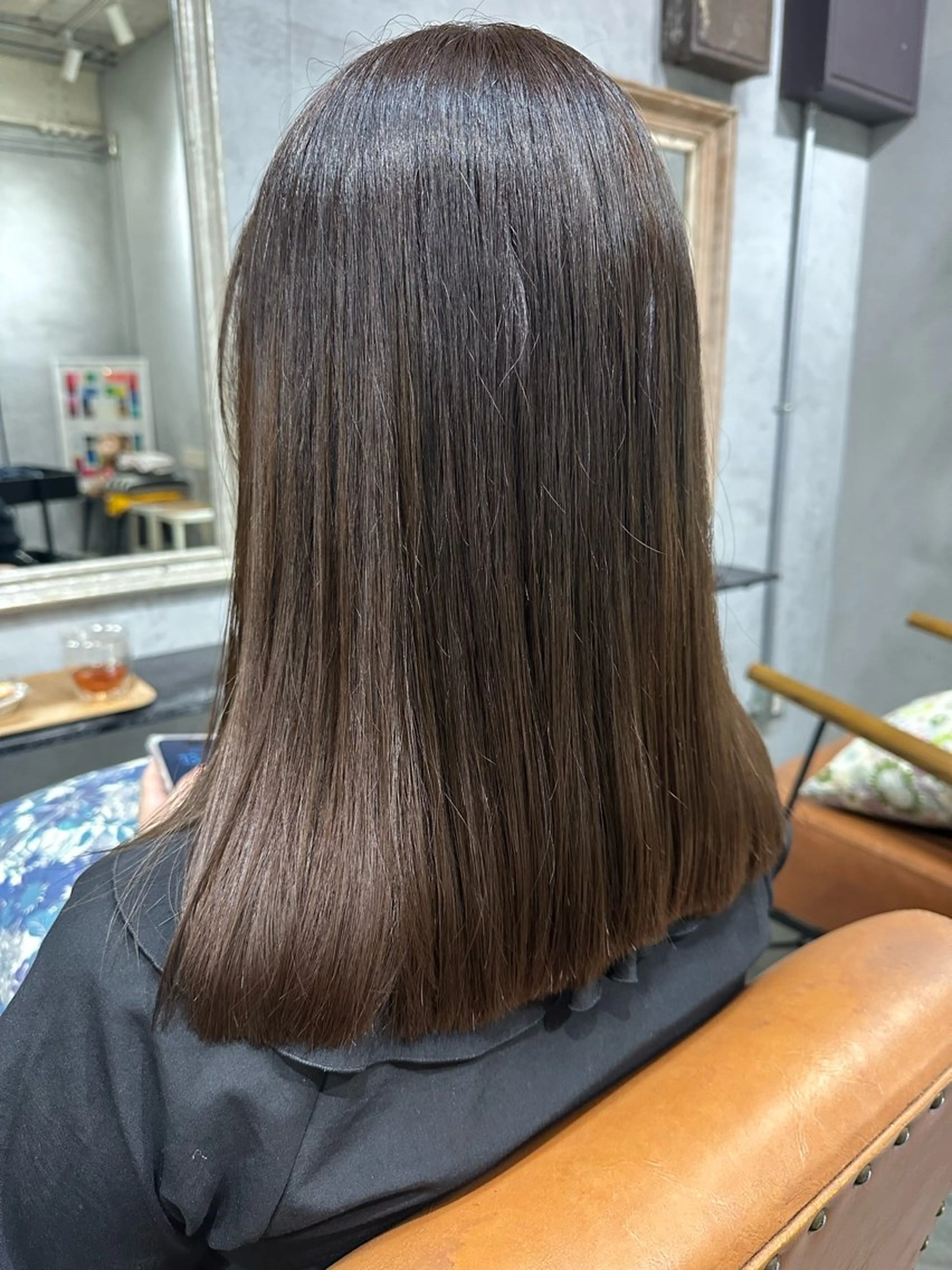 ミディアム ミディアムパーマ 酸性ストレート 縮毛矯正 goen/ カミムラシュウヘイのヘアスタイル