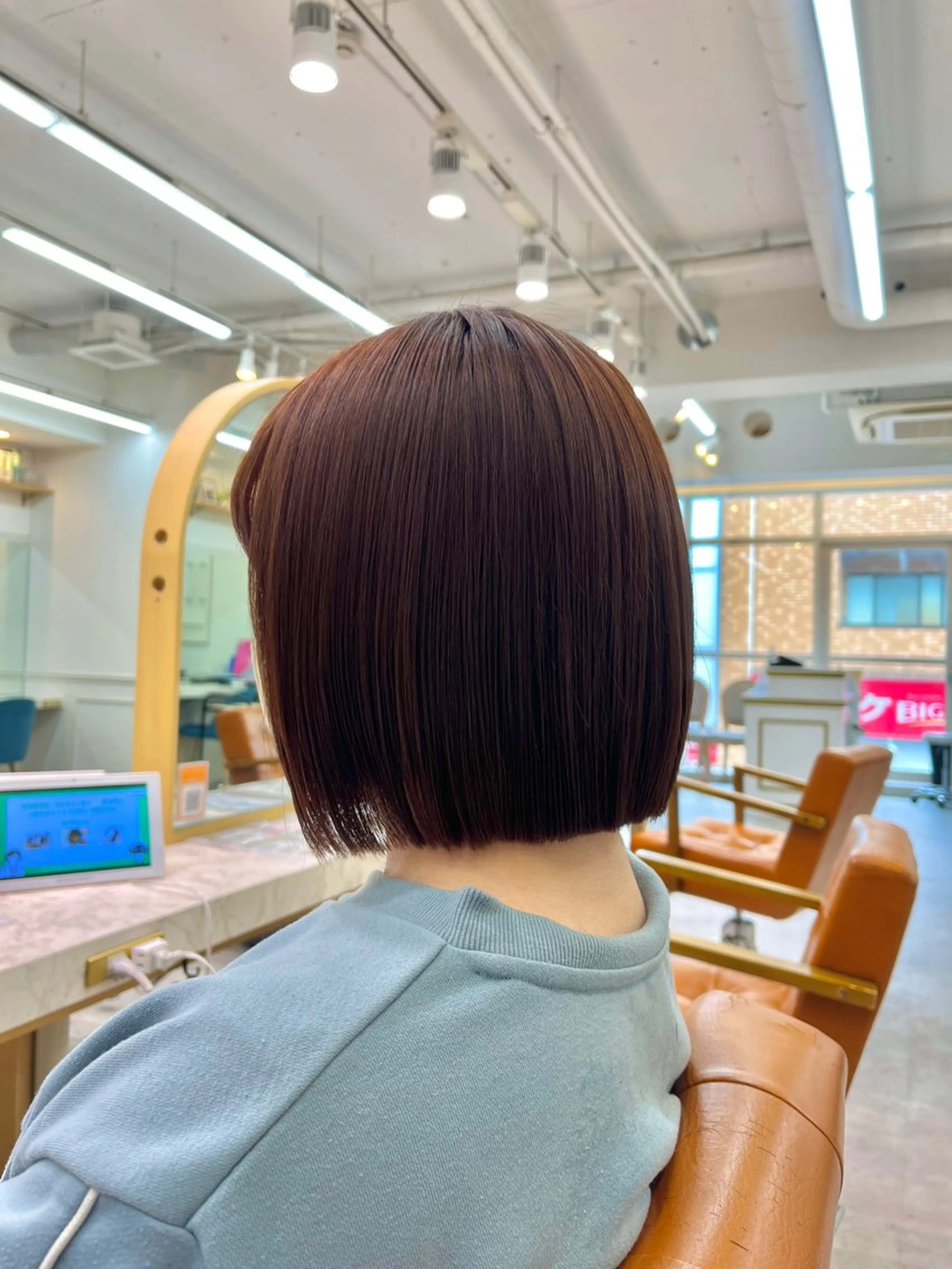 ショート カラー ベージュカラー ブリーチ ブリーチなしカラー ピンクカラー ピンクベージュ カット ヘアカラー 長島美織 /透明感カラーのヘアスタイル