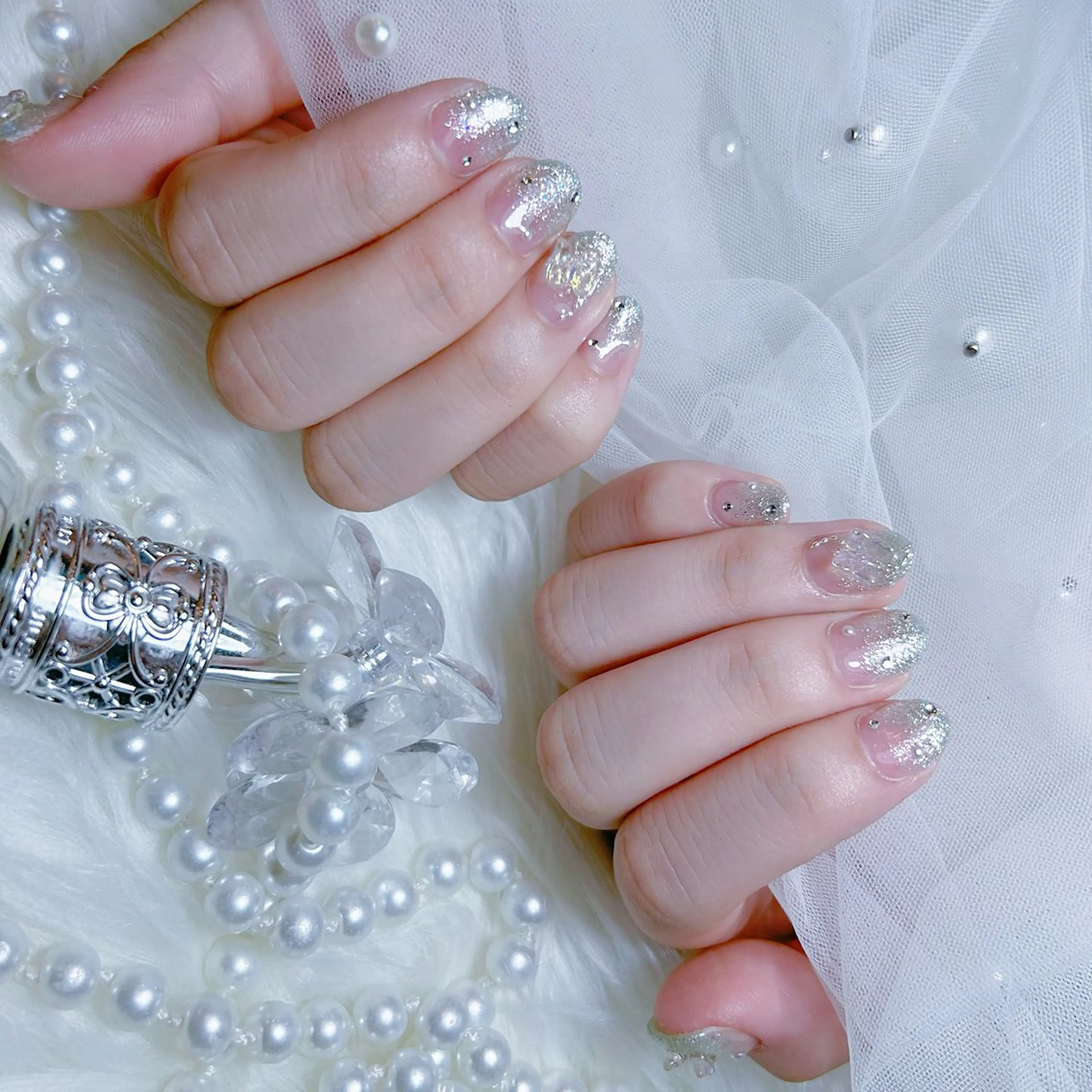 ネイル ハンドネイル Yudia🩵 Yuiのネイルデザイン