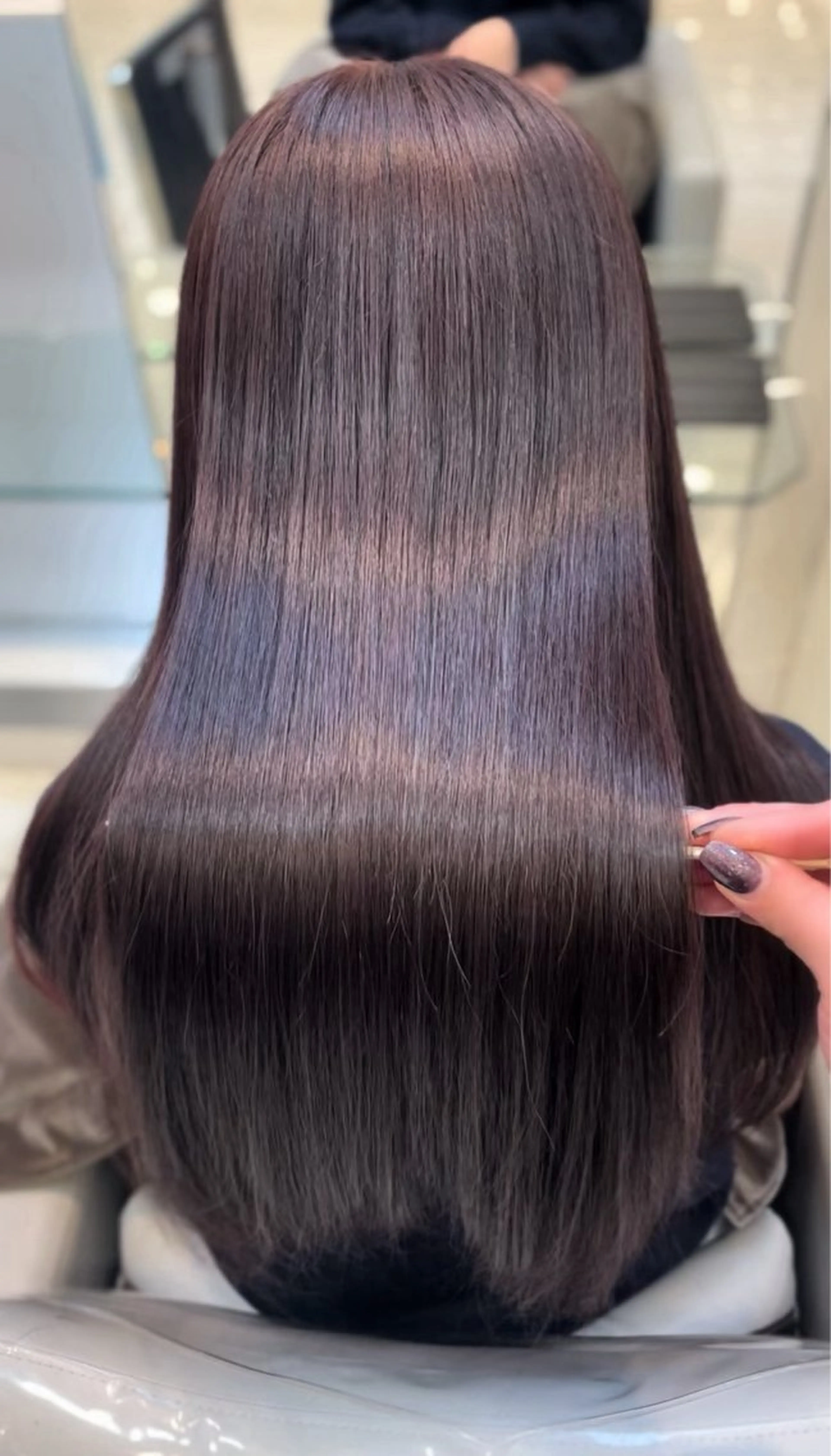 ロング パーマ Ash銀座店💜 misaのヘアスタイル