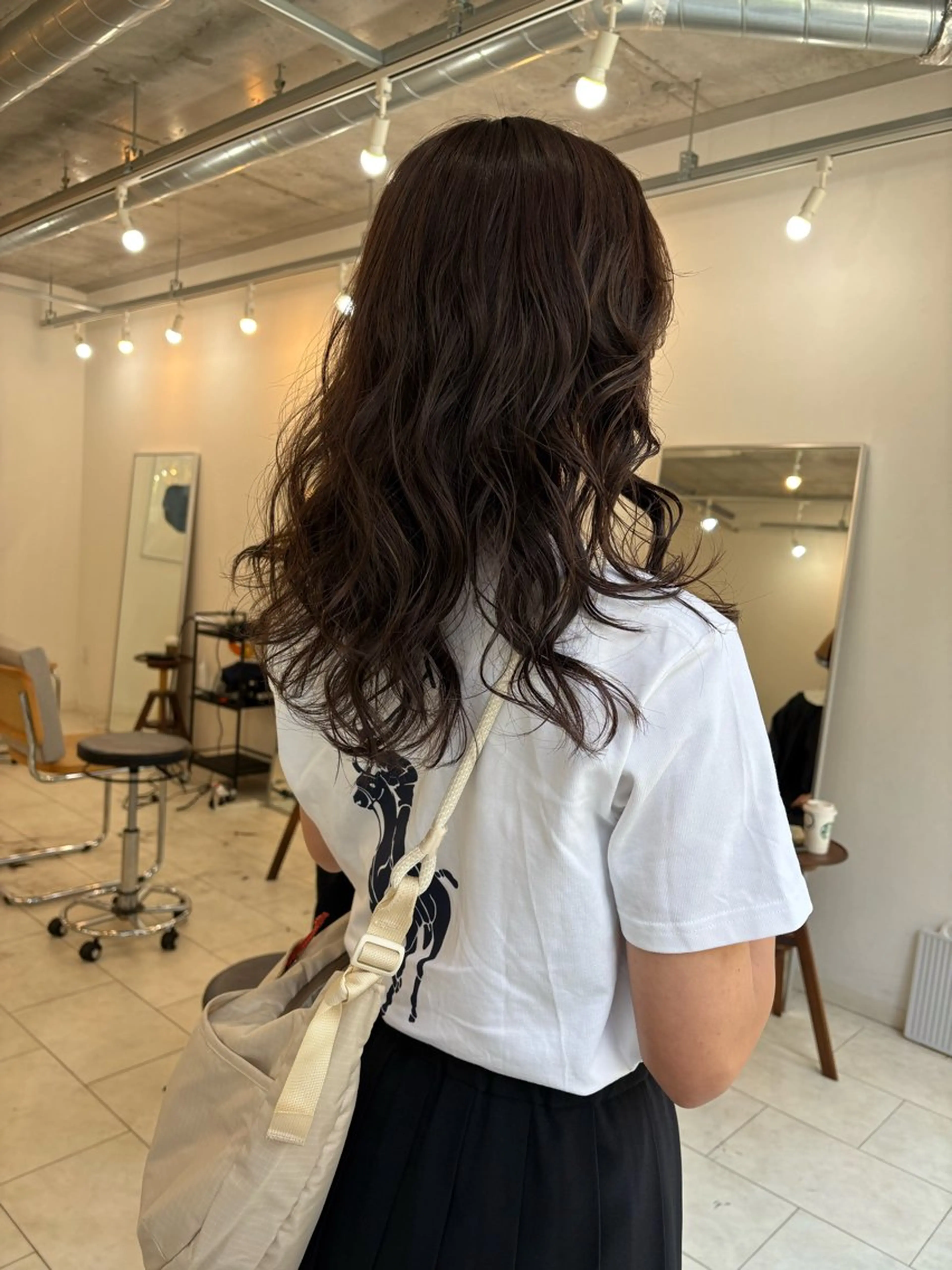 セミロング カラー カット ヘアカラー eri kinjoのヘアスタイル