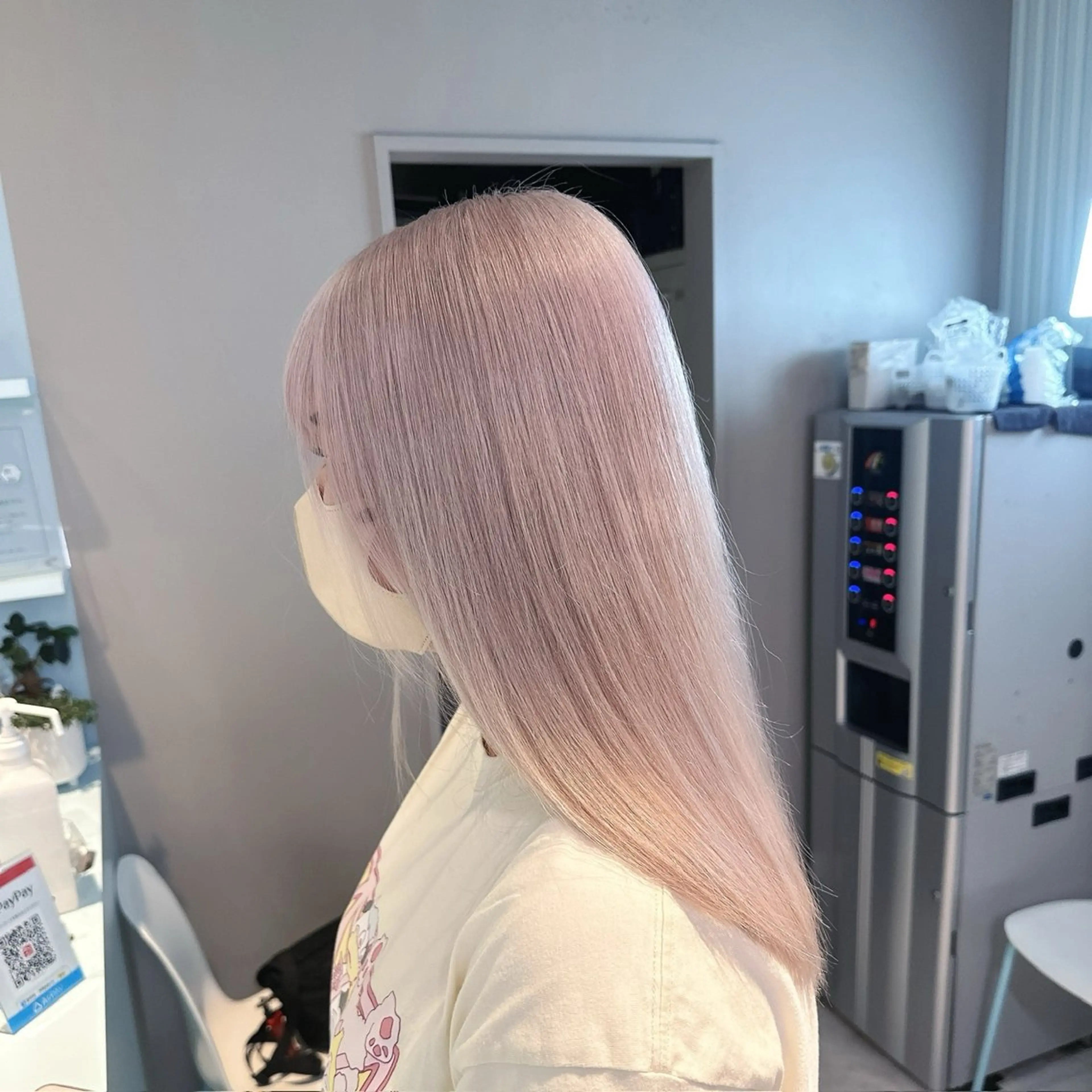 ロング カラー ハイトーン/韓国 レイヤー/るか🎀のヘアスタイル