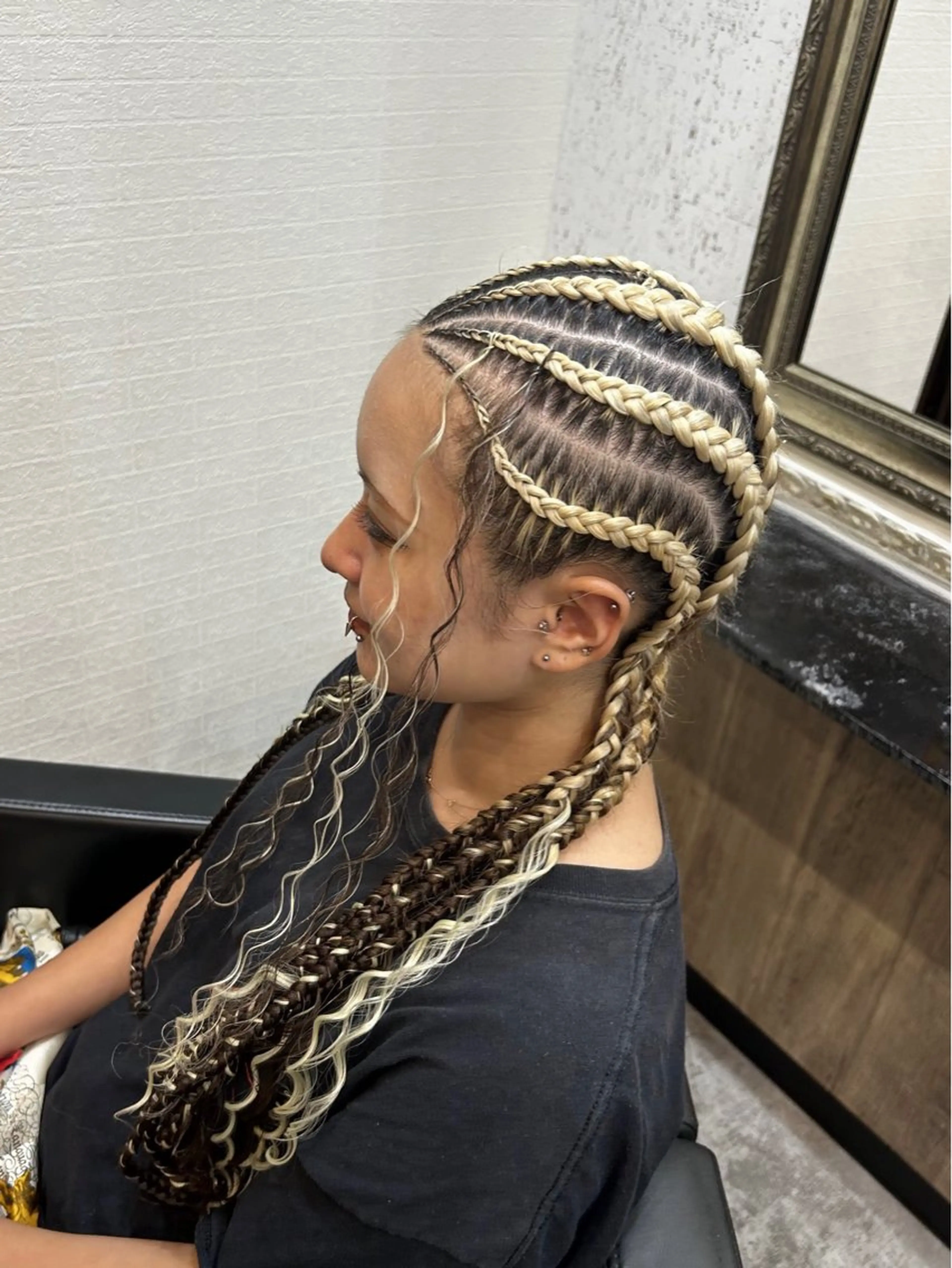 ボヘミアンコーンロウ8本の写真