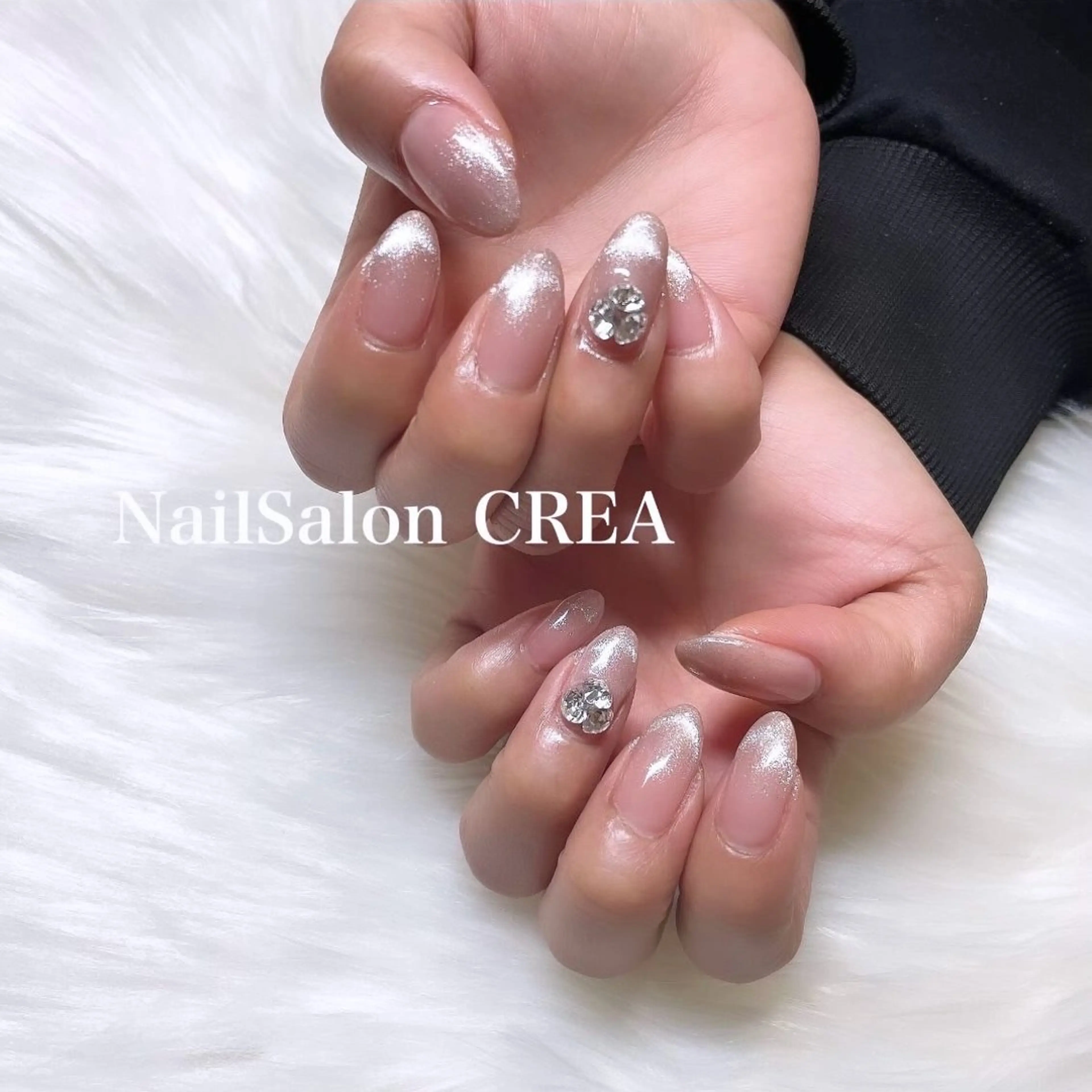 ネイル マグネットネイル ハンドネイル NailSalon CREAのネイルデザイン