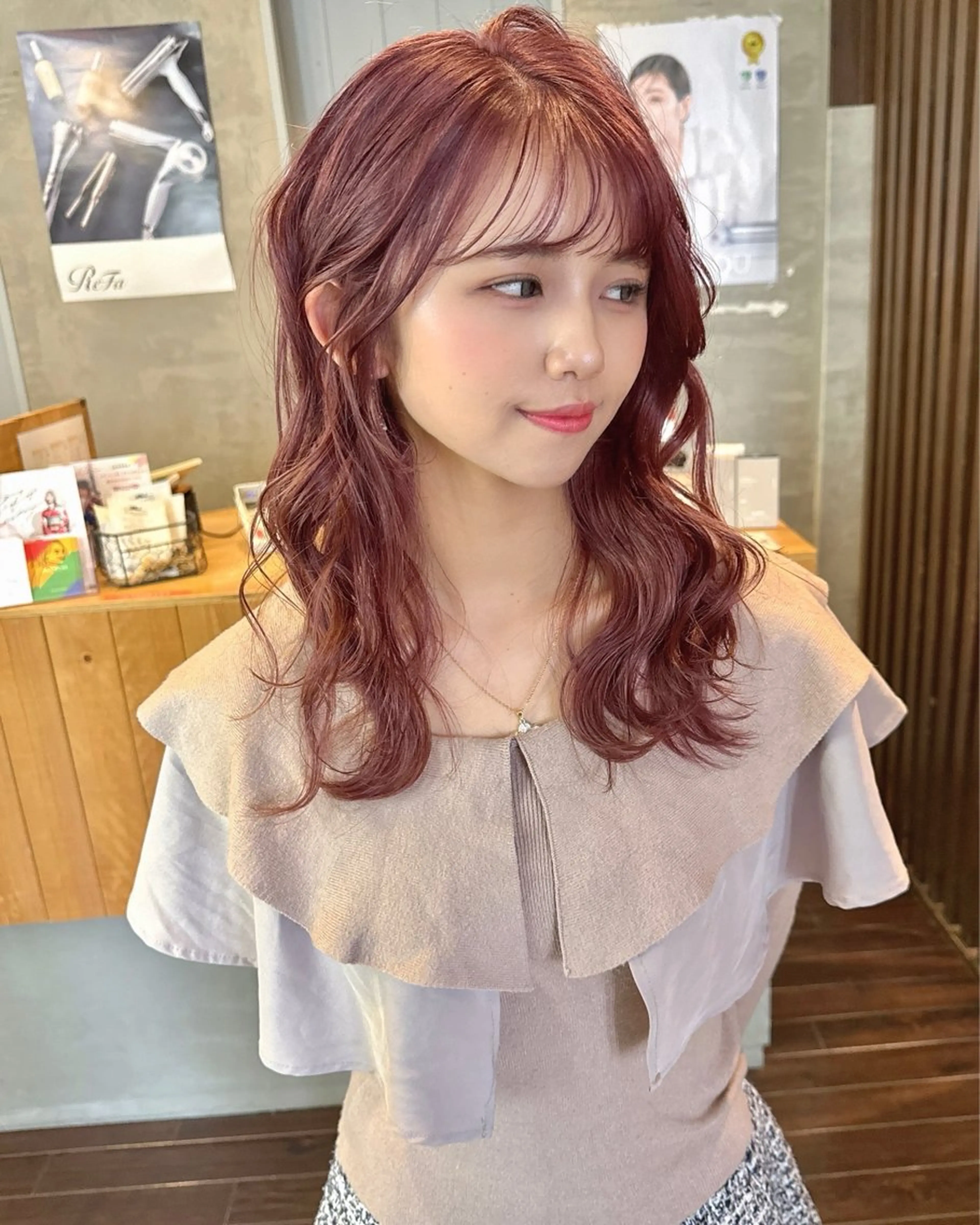 ミディアム カラー 具志 正太のヘアスタイル