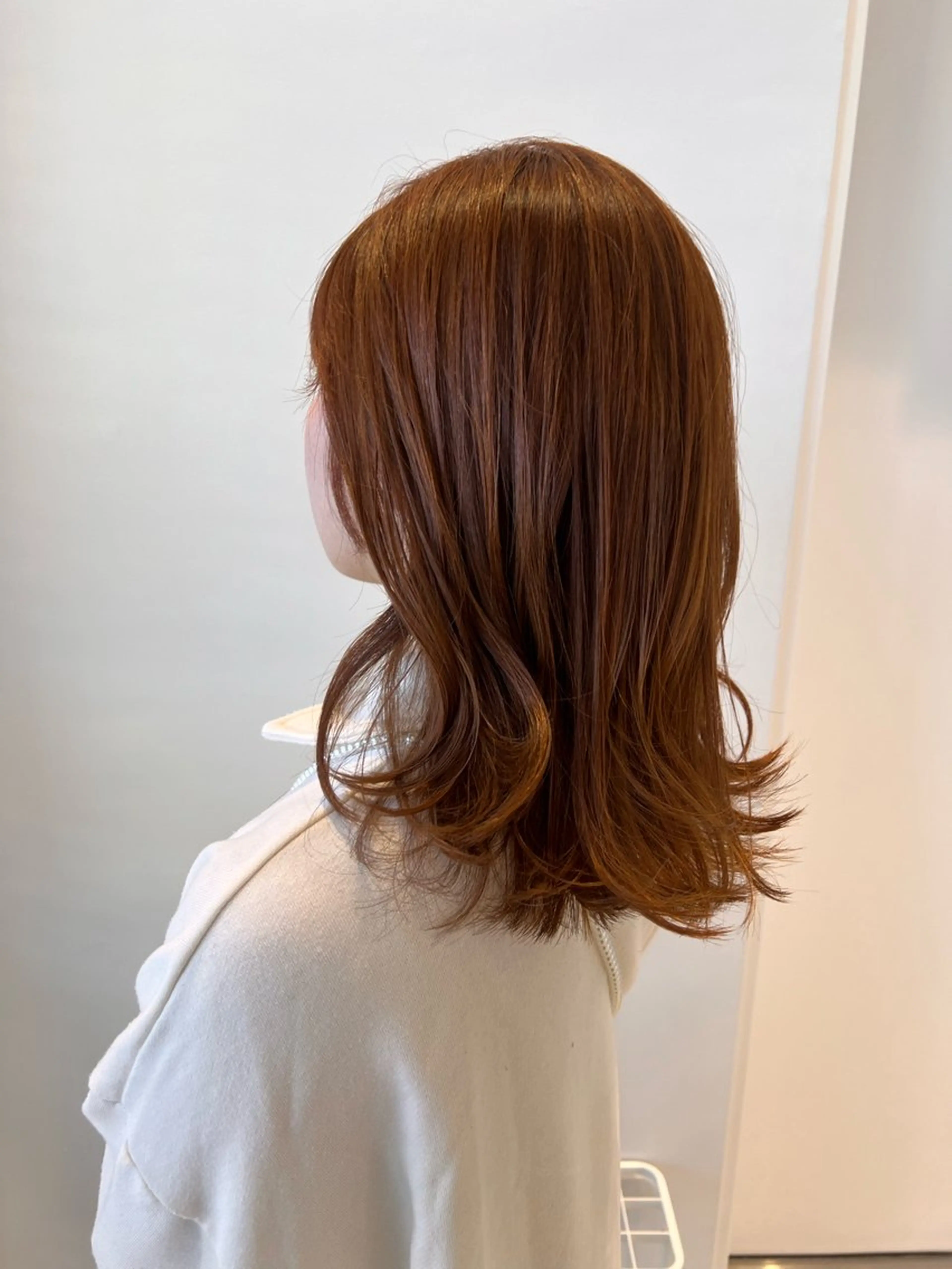 ミディアム 💛河原町/透明感/ コテ巻き/moe💛のヘアスタイル