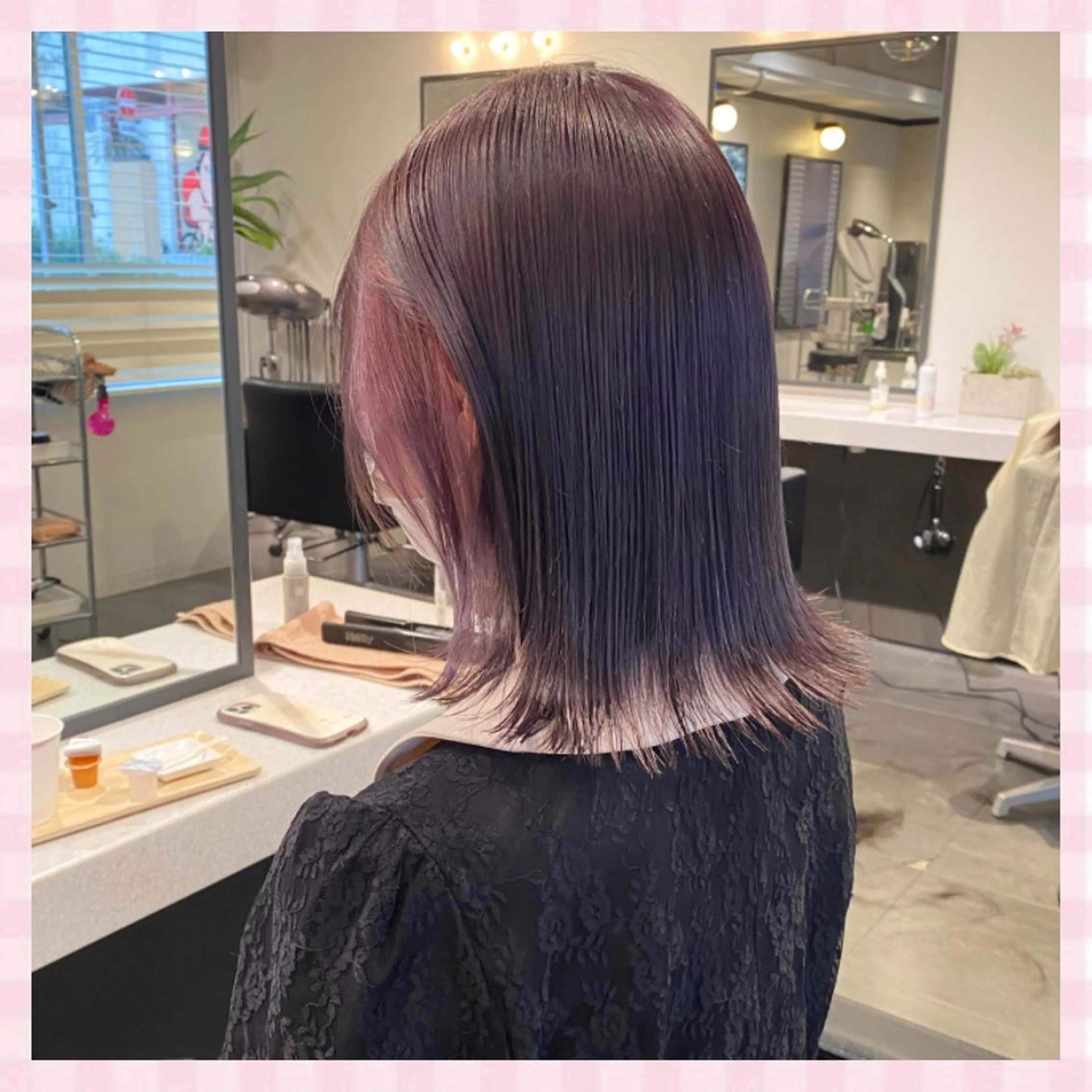 ミディアム カラー 💗ガーリーヘア🎀 saki💗のヘアスタイル