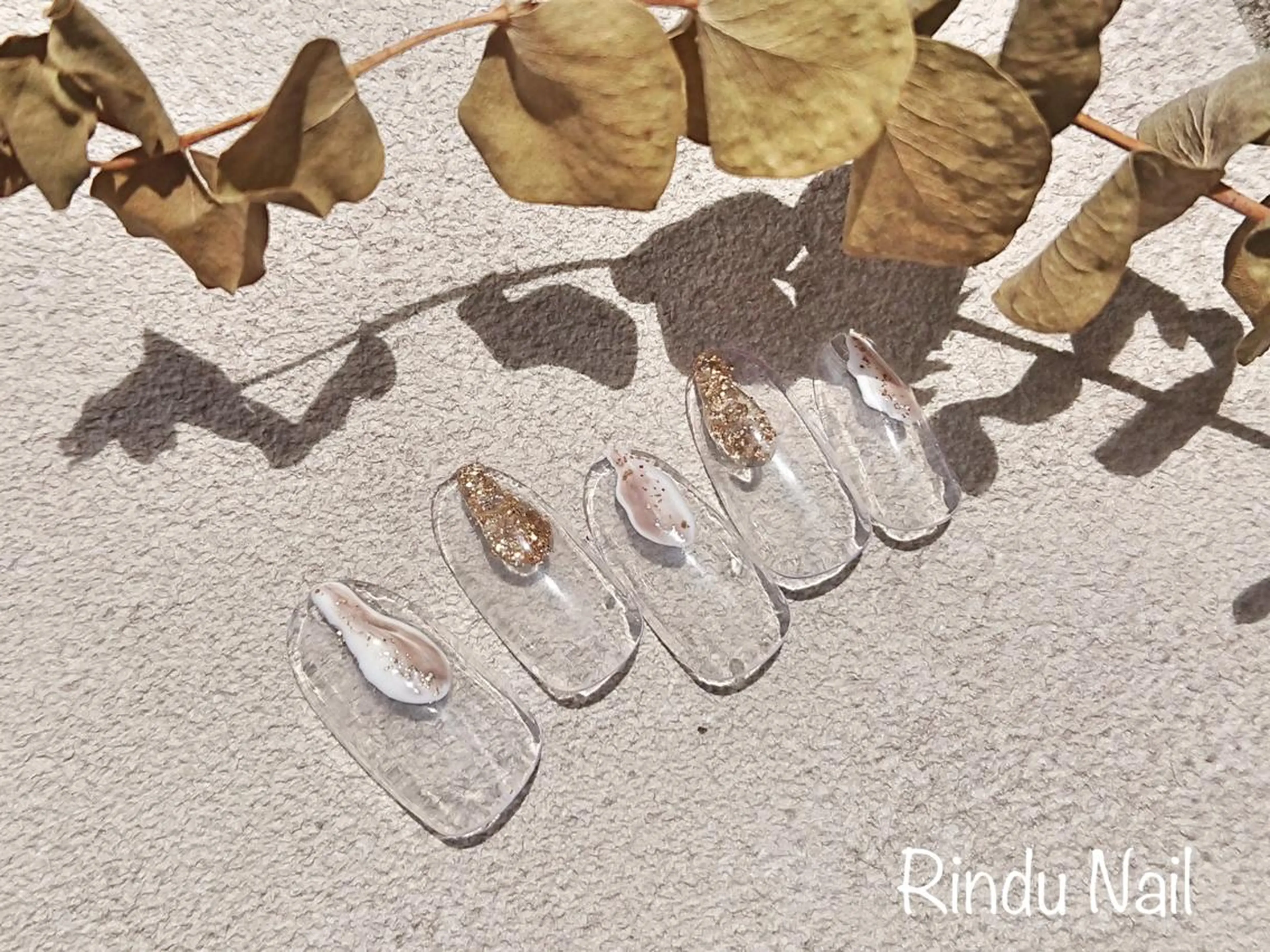 ネイル クリアネイル Rindu Nail 名駅miniのネイルデザイン