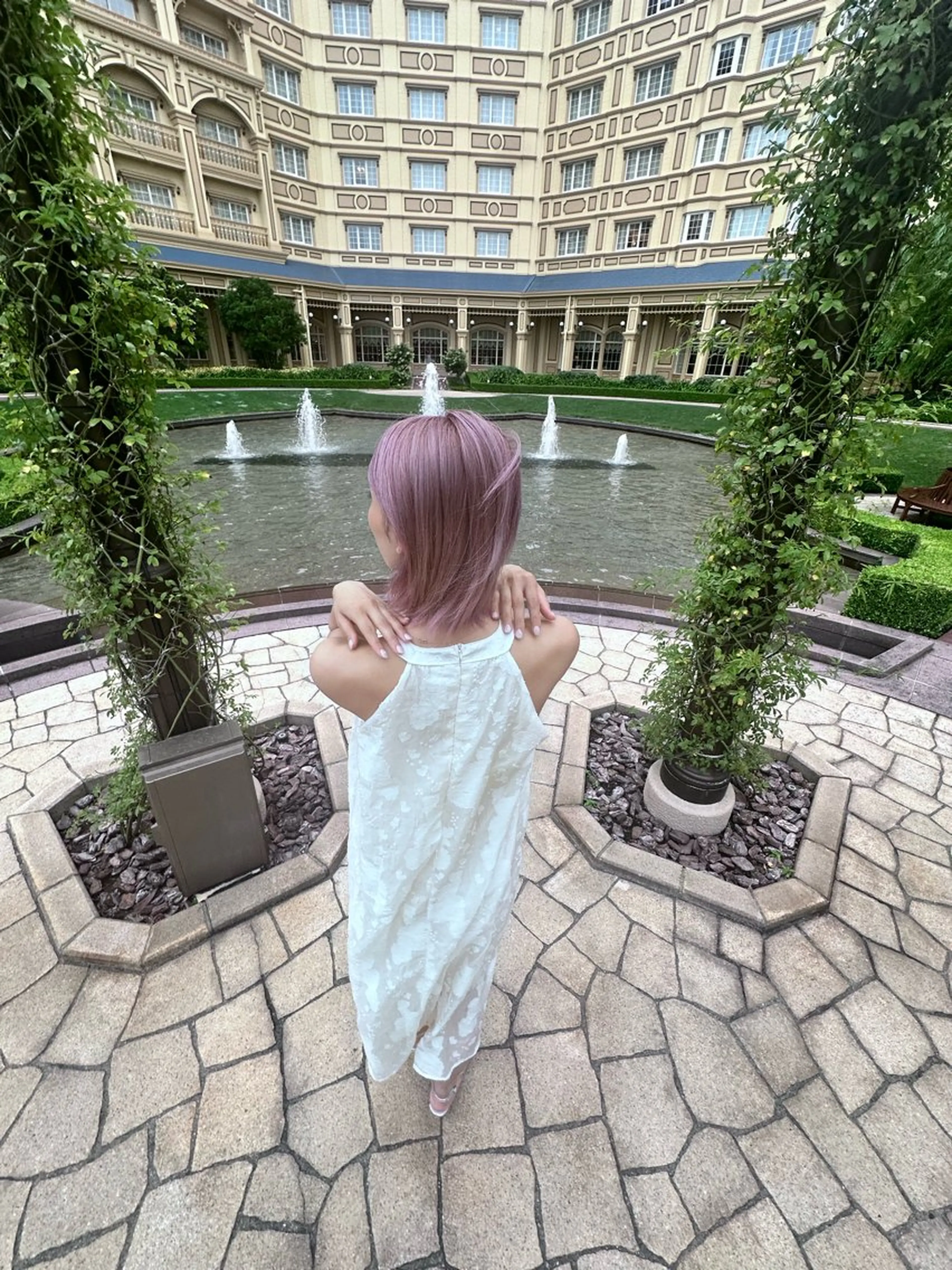 ミディアム カラー ハイトーンカラー ピンクカラー ヘアカラー 表参道♡ヘアメイク ♡Nozomiのヘアスタイル