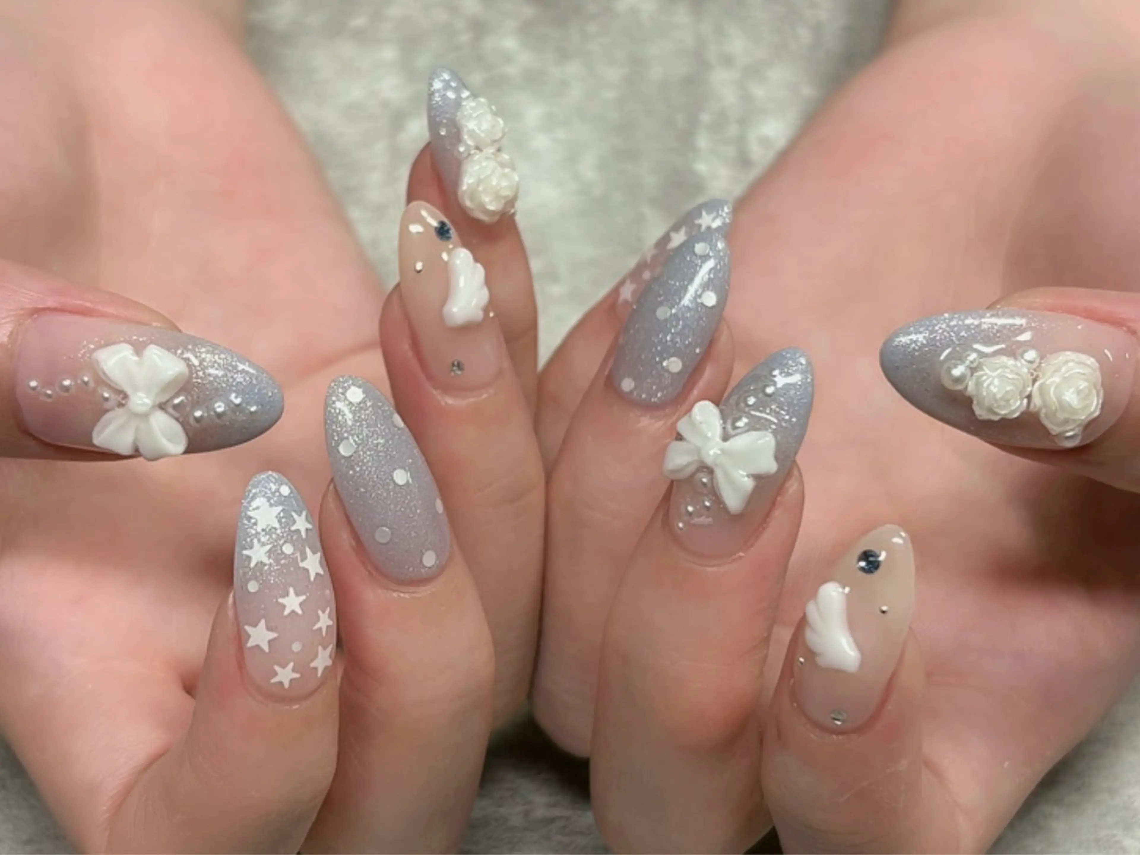 ネイル ハンドネイル 【Zina京都駅前】 きぬがわ らむのネイルデザイン