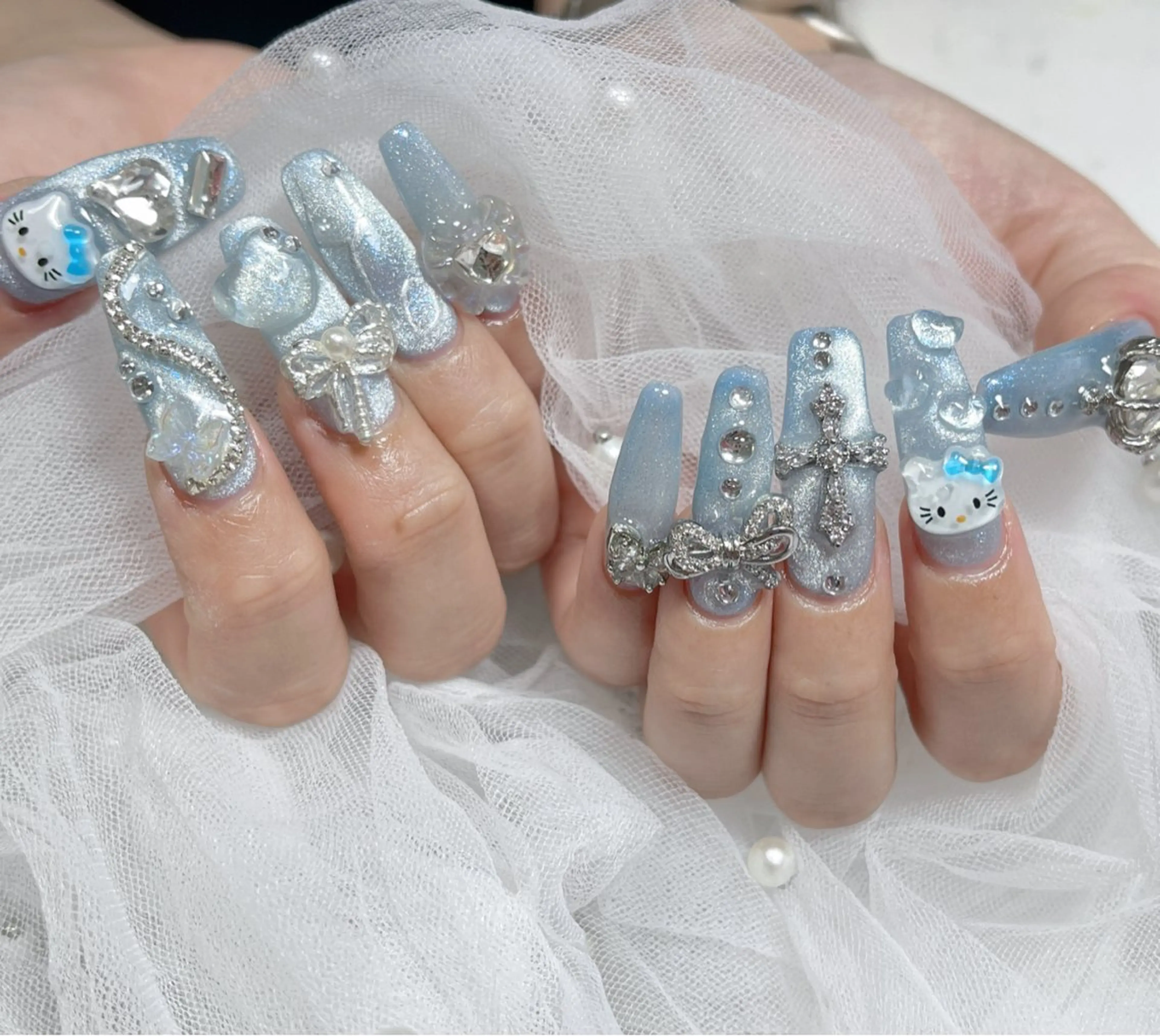 ネイル ハンドネイル 🎀ネイルサロン エクラYUI🎀のネイルデザイン