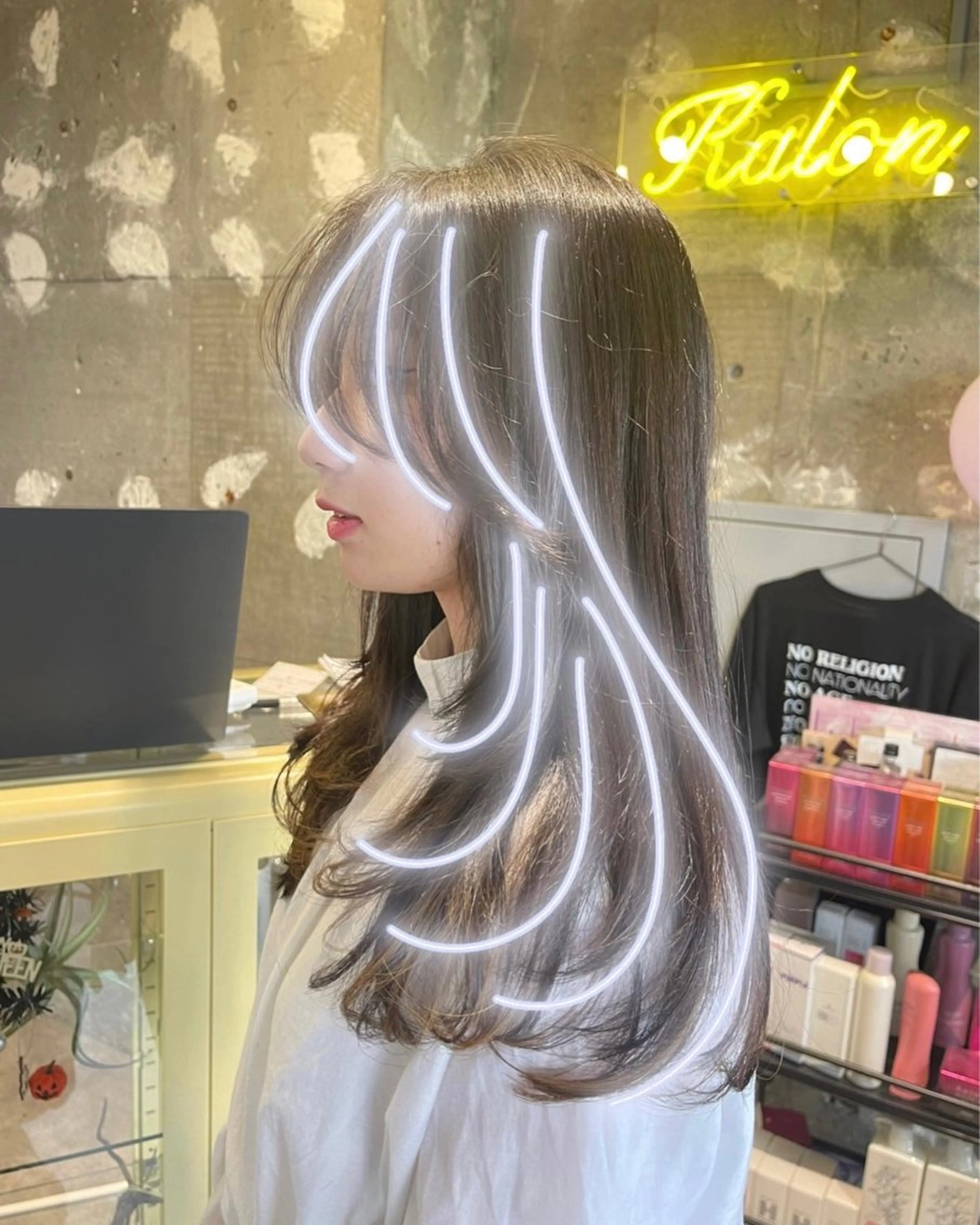 ロング レイヤーカット ano ♡のヘアスタイル