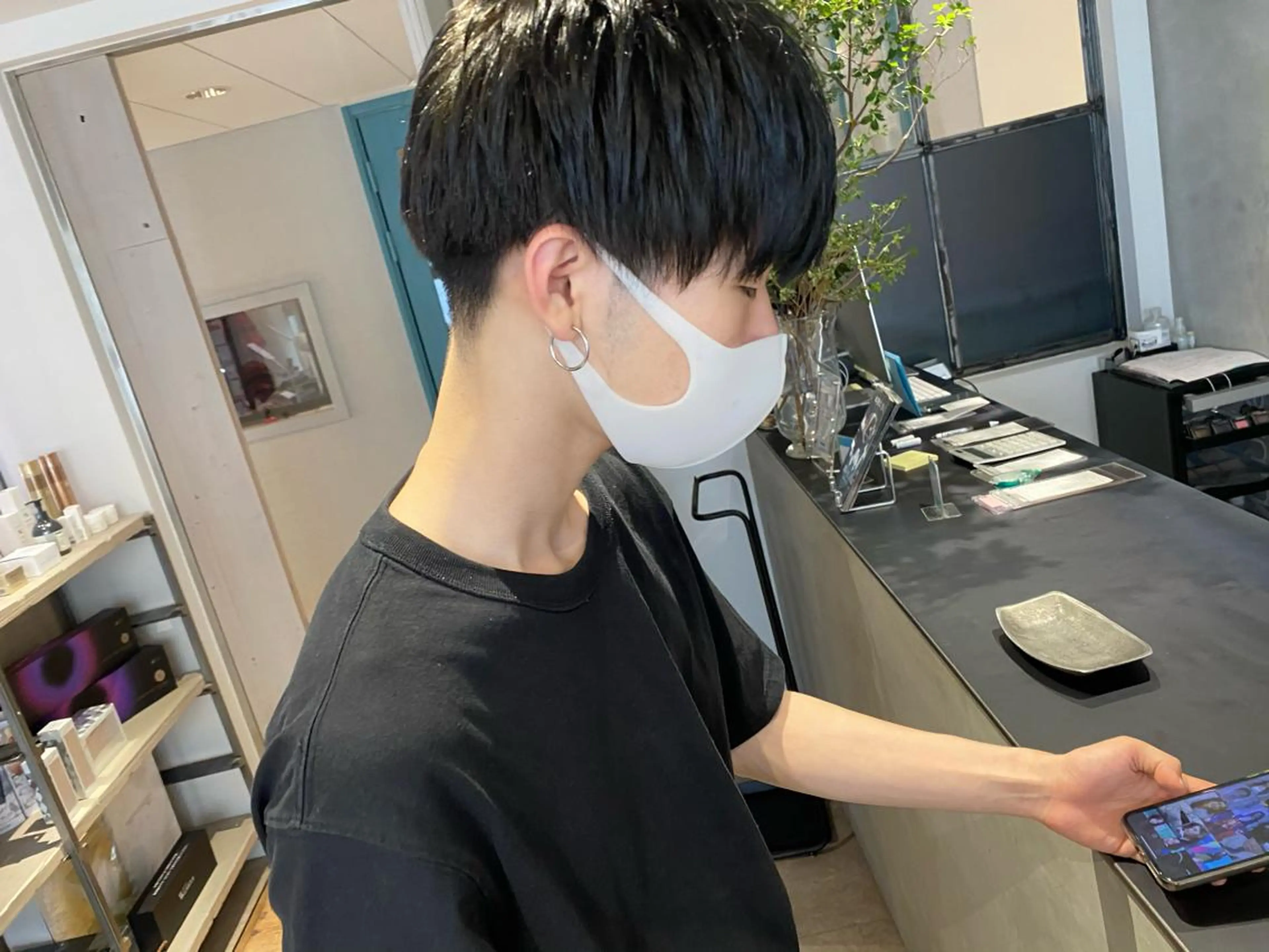 メンズ マッシュ 山本 銘子のヘアスタイル