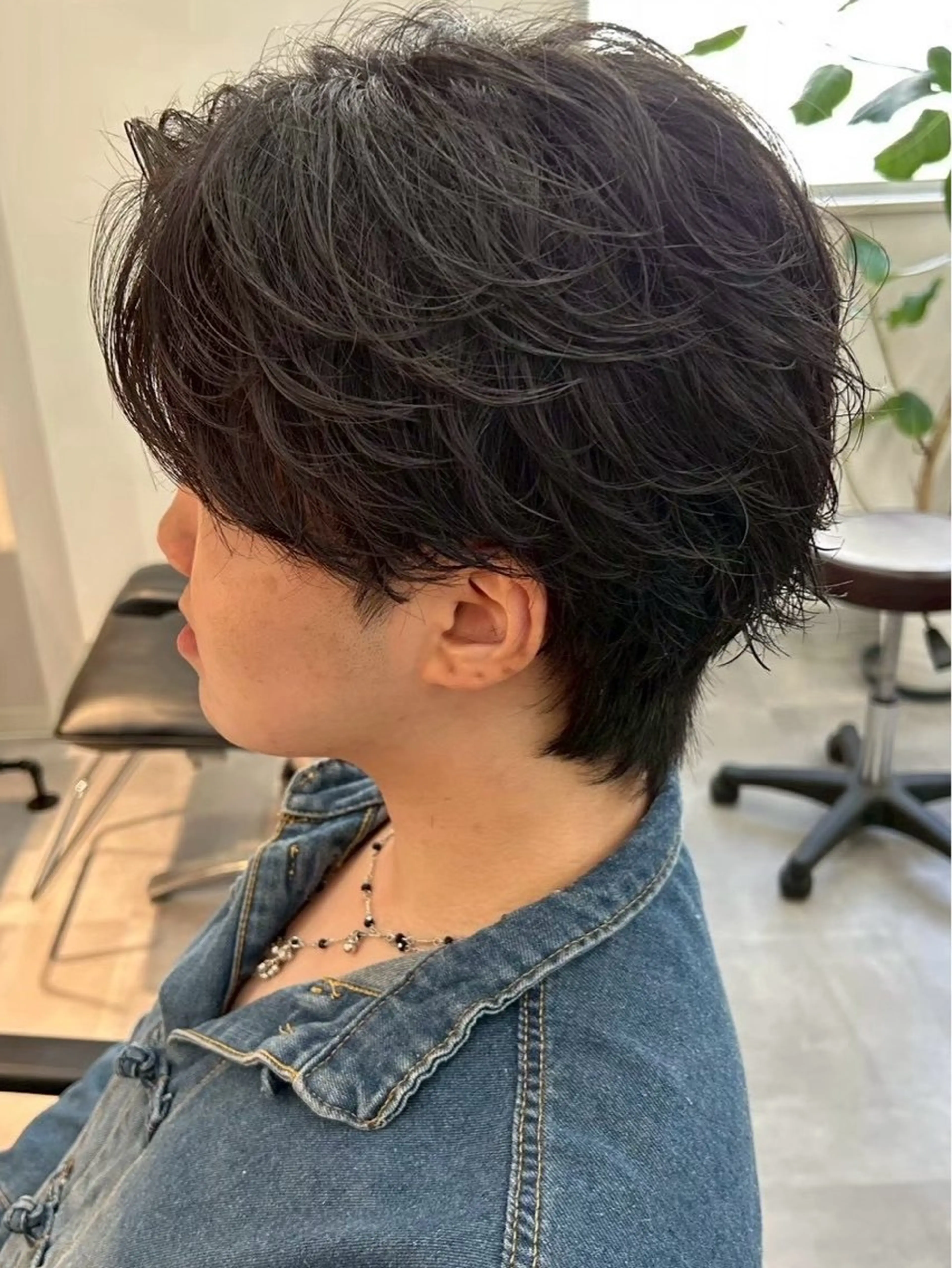 ミディアム メンズパーマ特化 /メンズ支持率◎のヘアスタイル