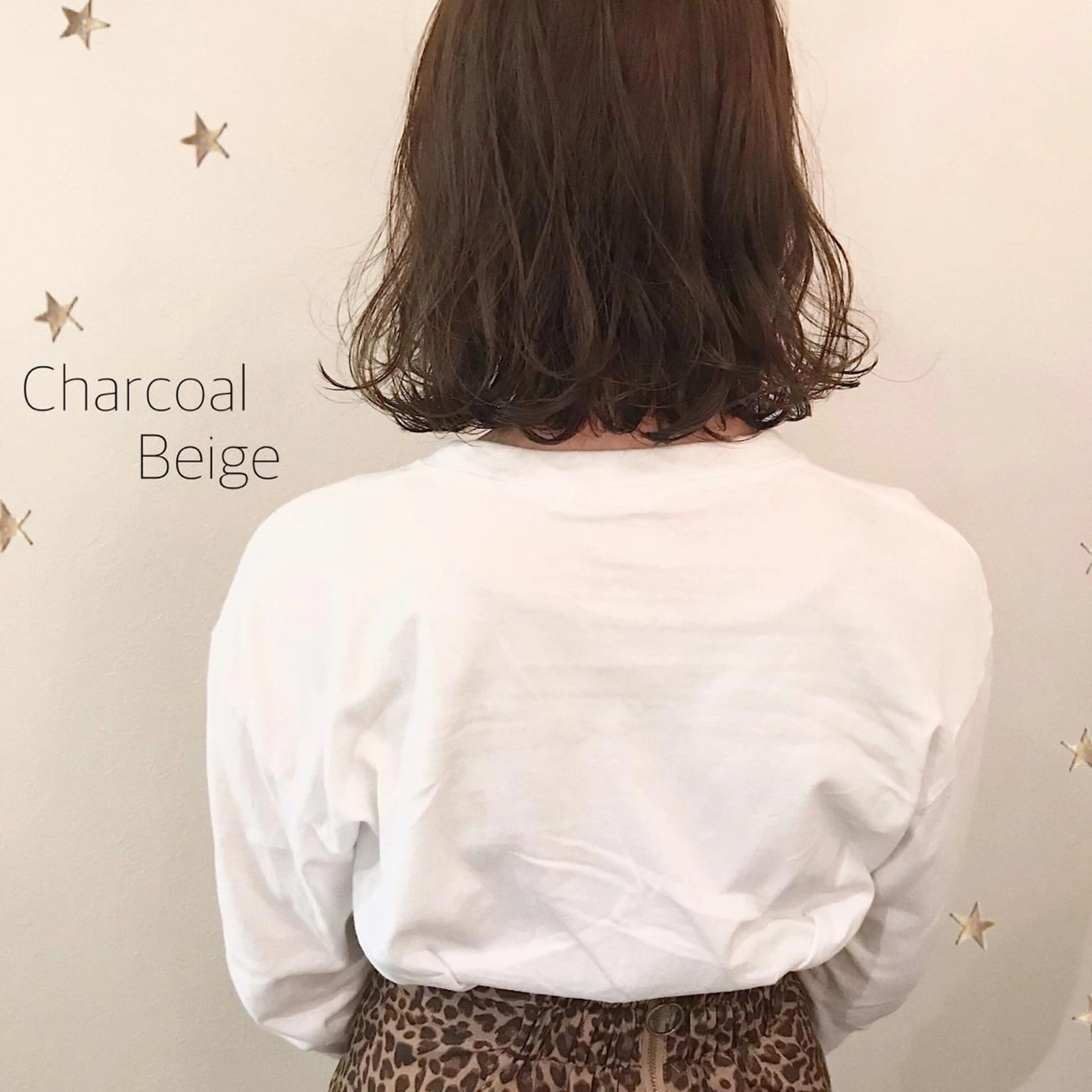 ミディアム カラー 市川 千夏のヘアスタイル