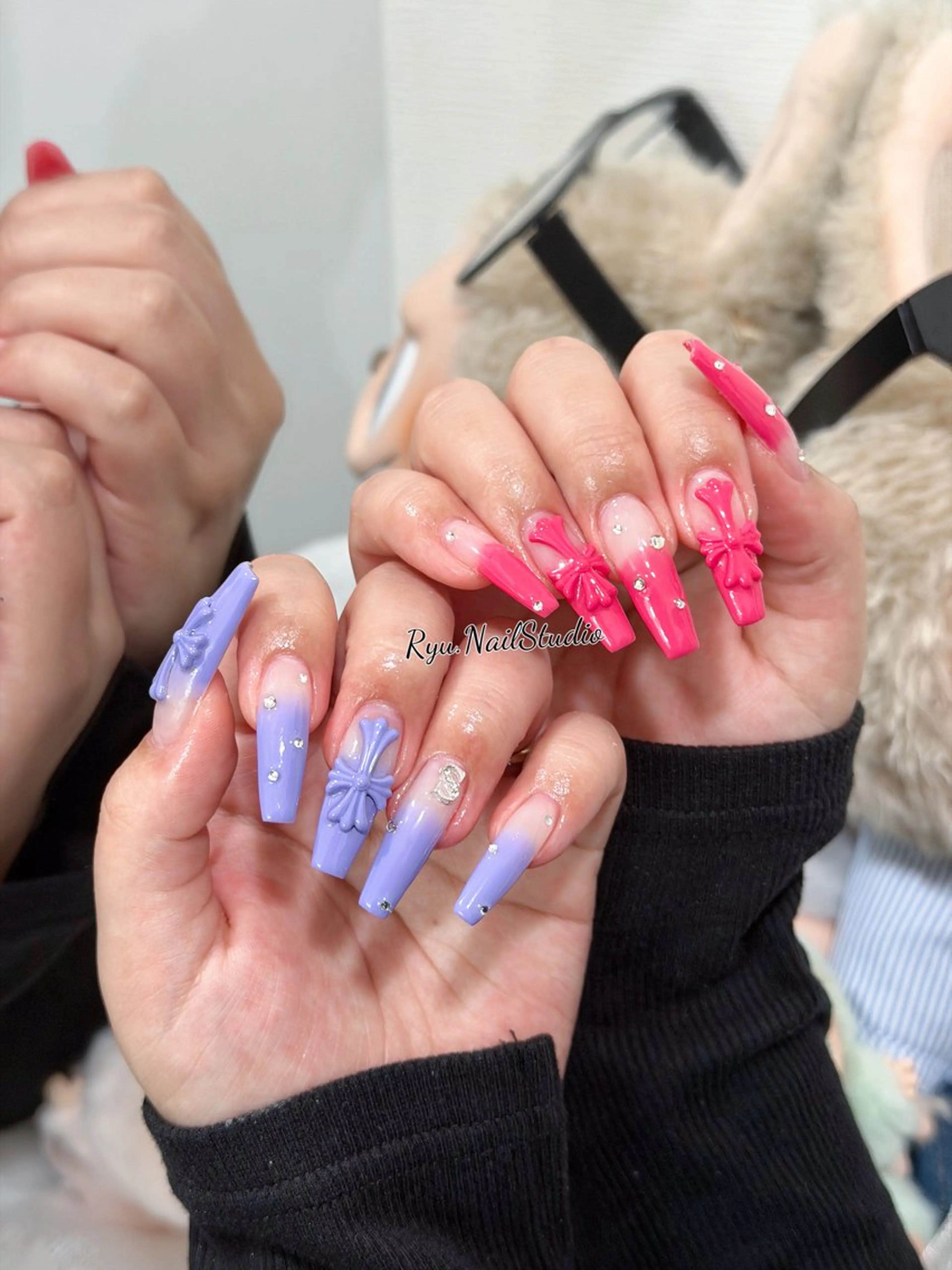 ネイル アートネイル ジェルネイル マグネットネイル ニュアンスネイル シンプルネイル ハンドネイル Ryu nail studioのネイルデザイン