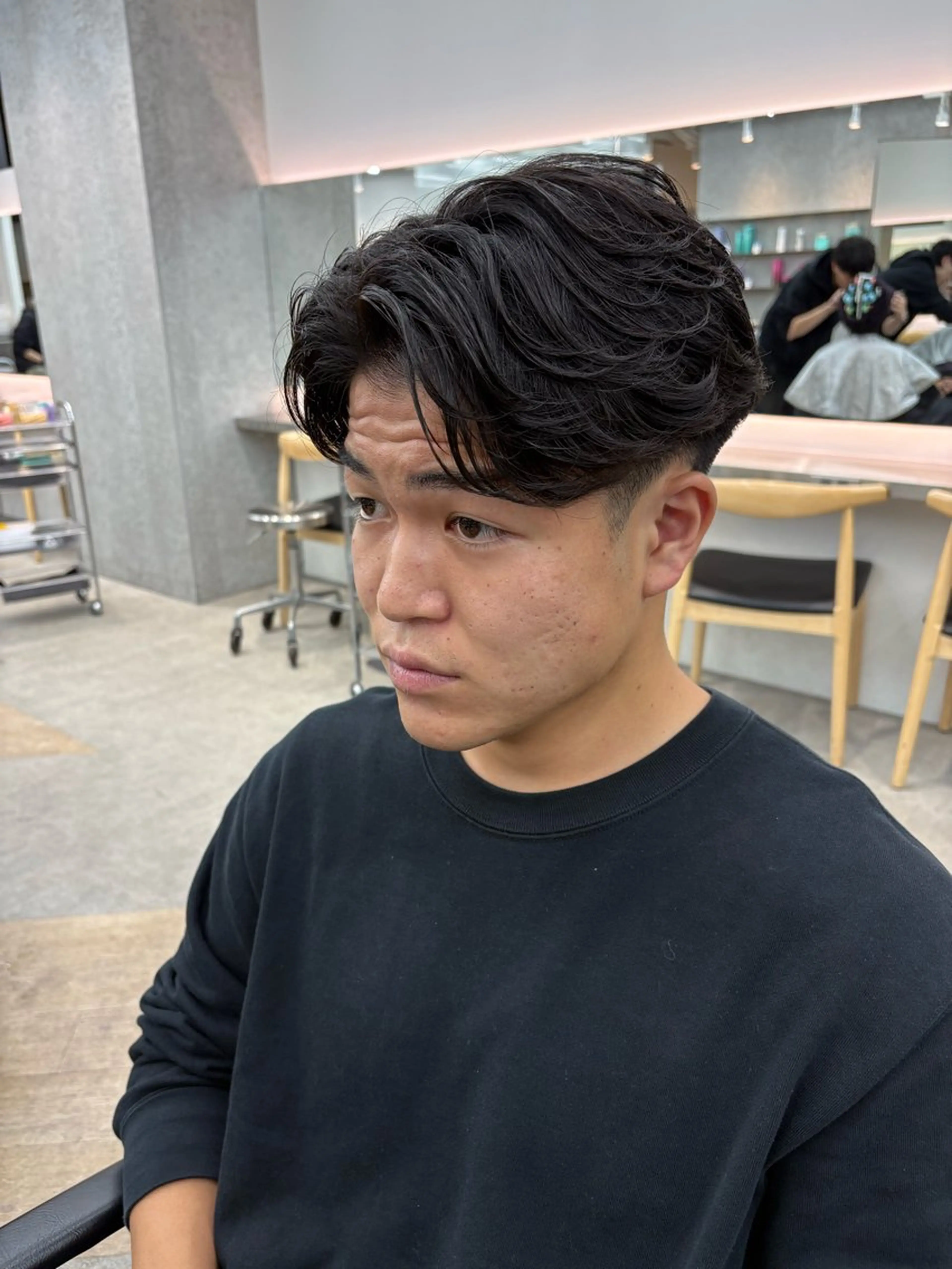 パーマ メンズ パーマ 🌀toa/波巻き✨ /メンズパーマ／栄のヘアスタイル