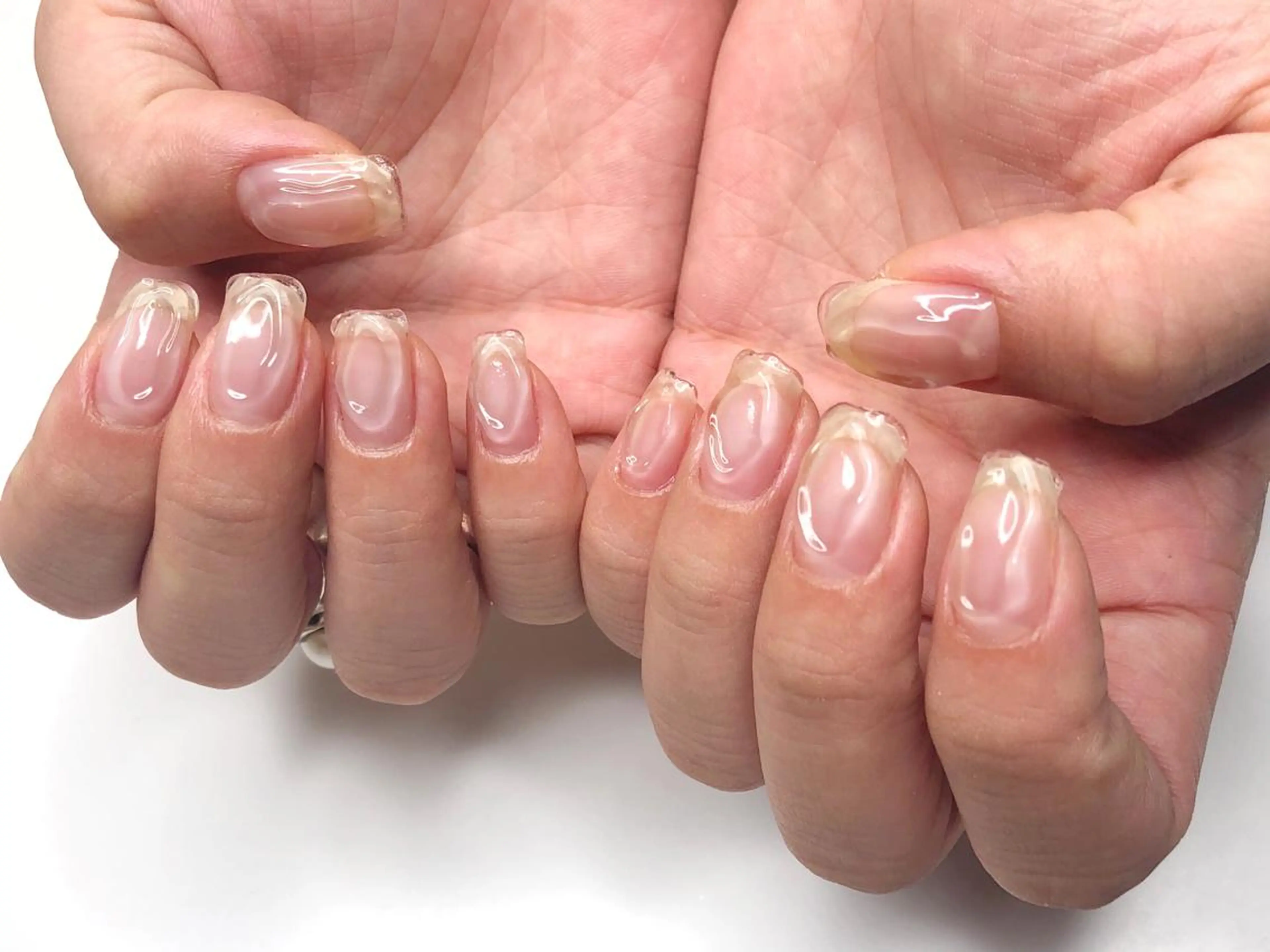 ネイル クリアネイル NAILSALON RuINのネイルデザイン