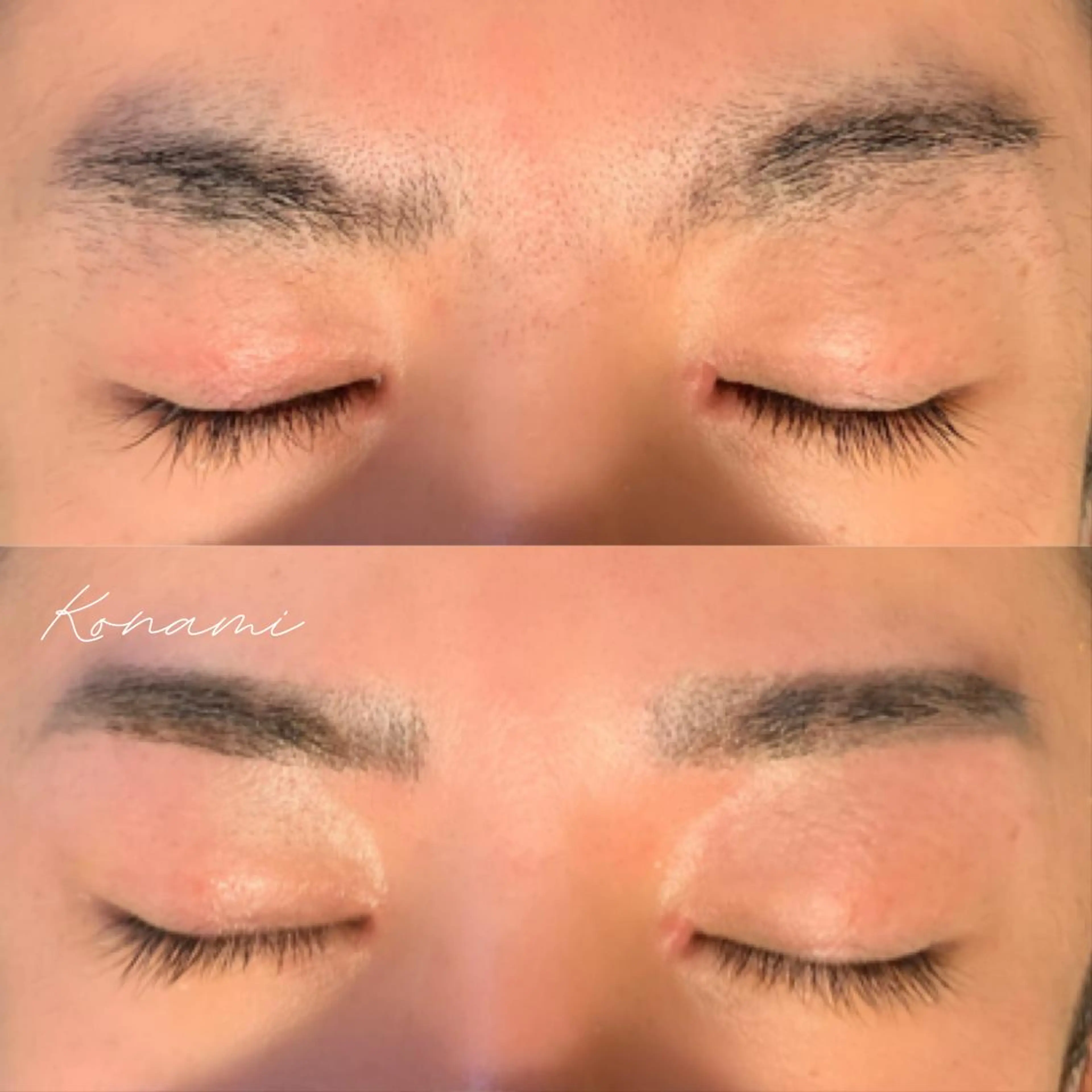 メンズ アイブロウ ワックス脱毛 シードリン 府内店 小波のヘアスタイル