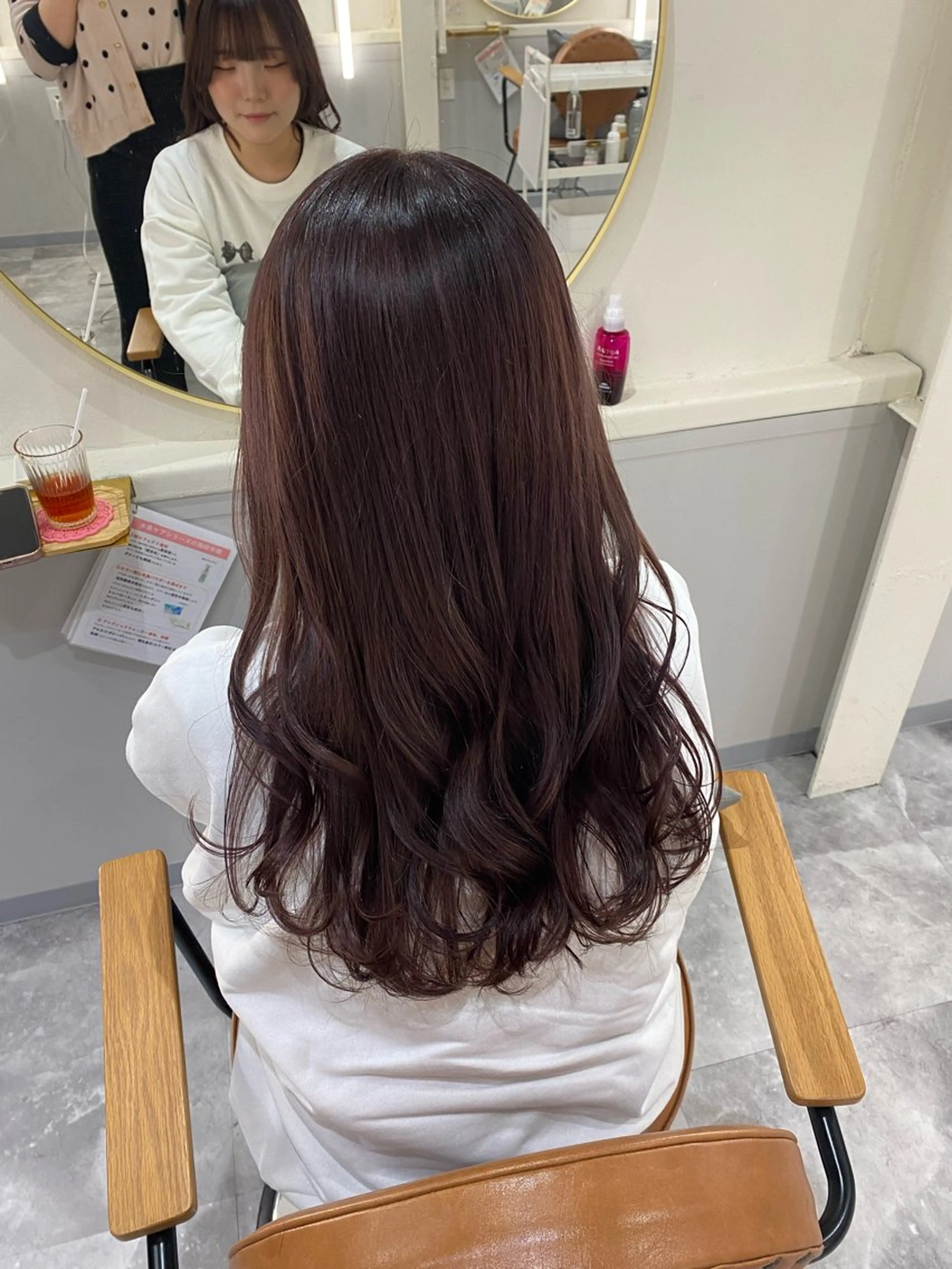 ロング カラー カット ヘアカラー トリートメント momo ♡のヘアスタイル