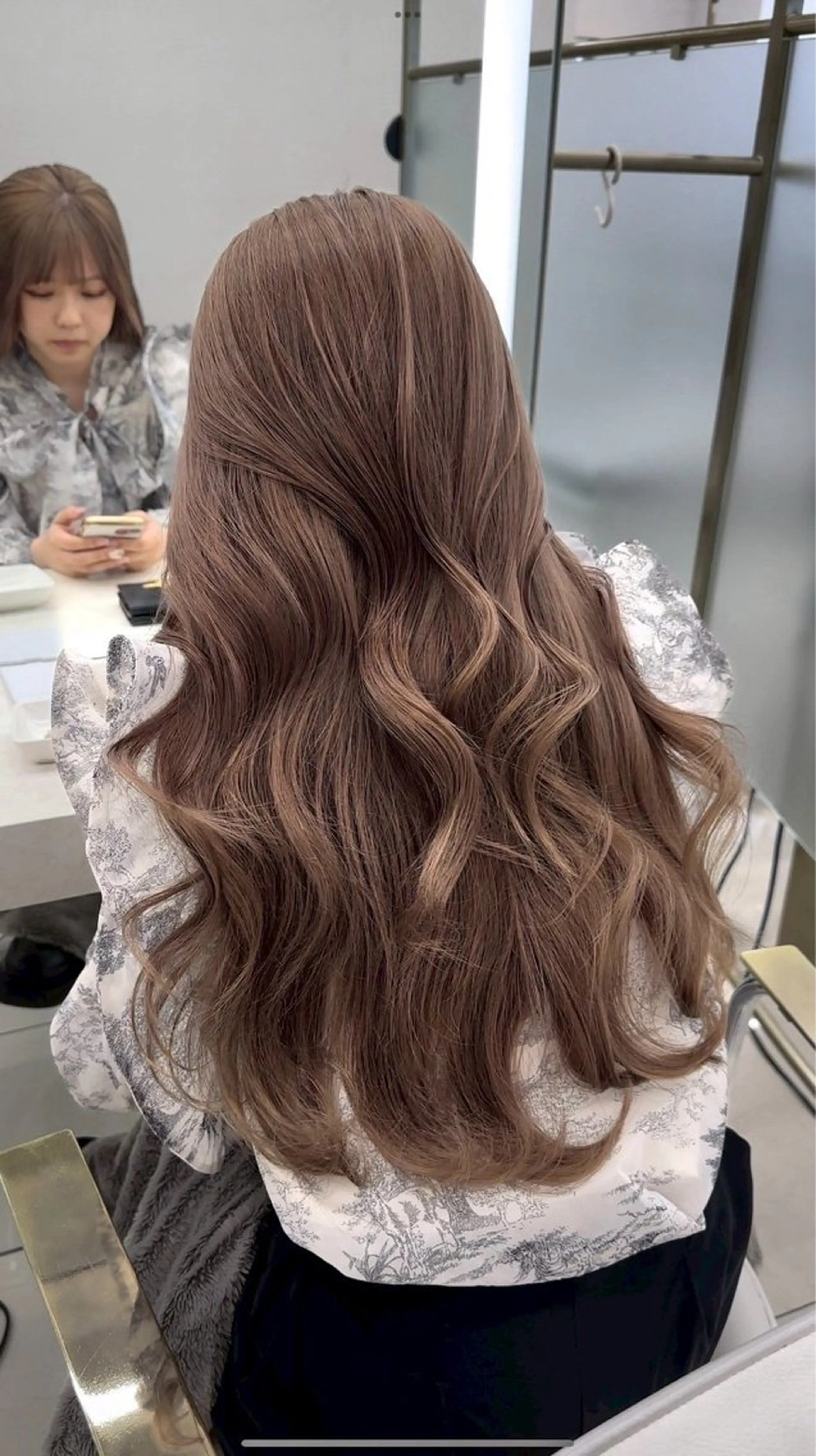 ロング カラー ヘアカラー 🫧RYOグレージュ /透け感カラー🫧のヘアスタイル