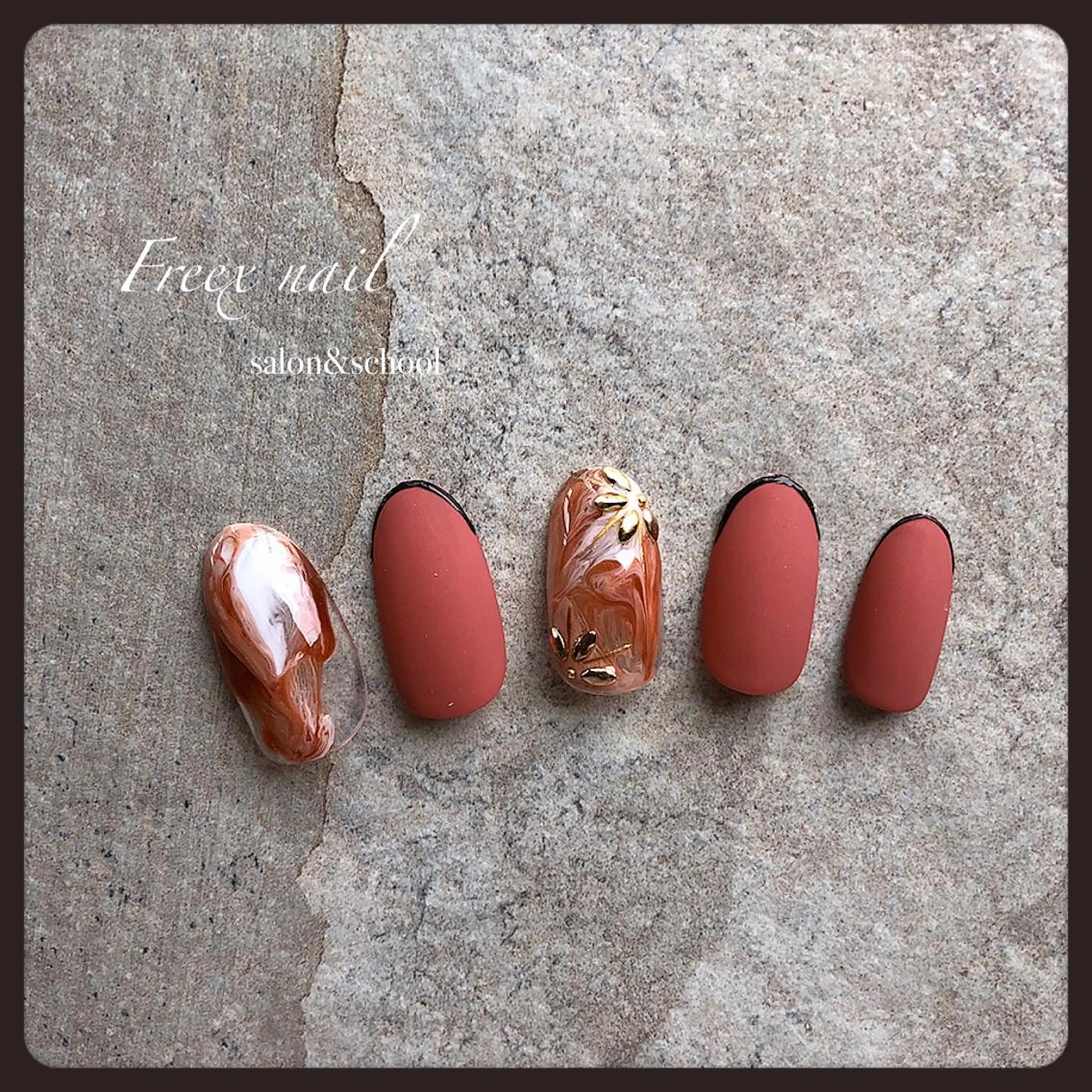 ネイル マットネイル freex nail /ニュアンス/個性派のネイルデザイン