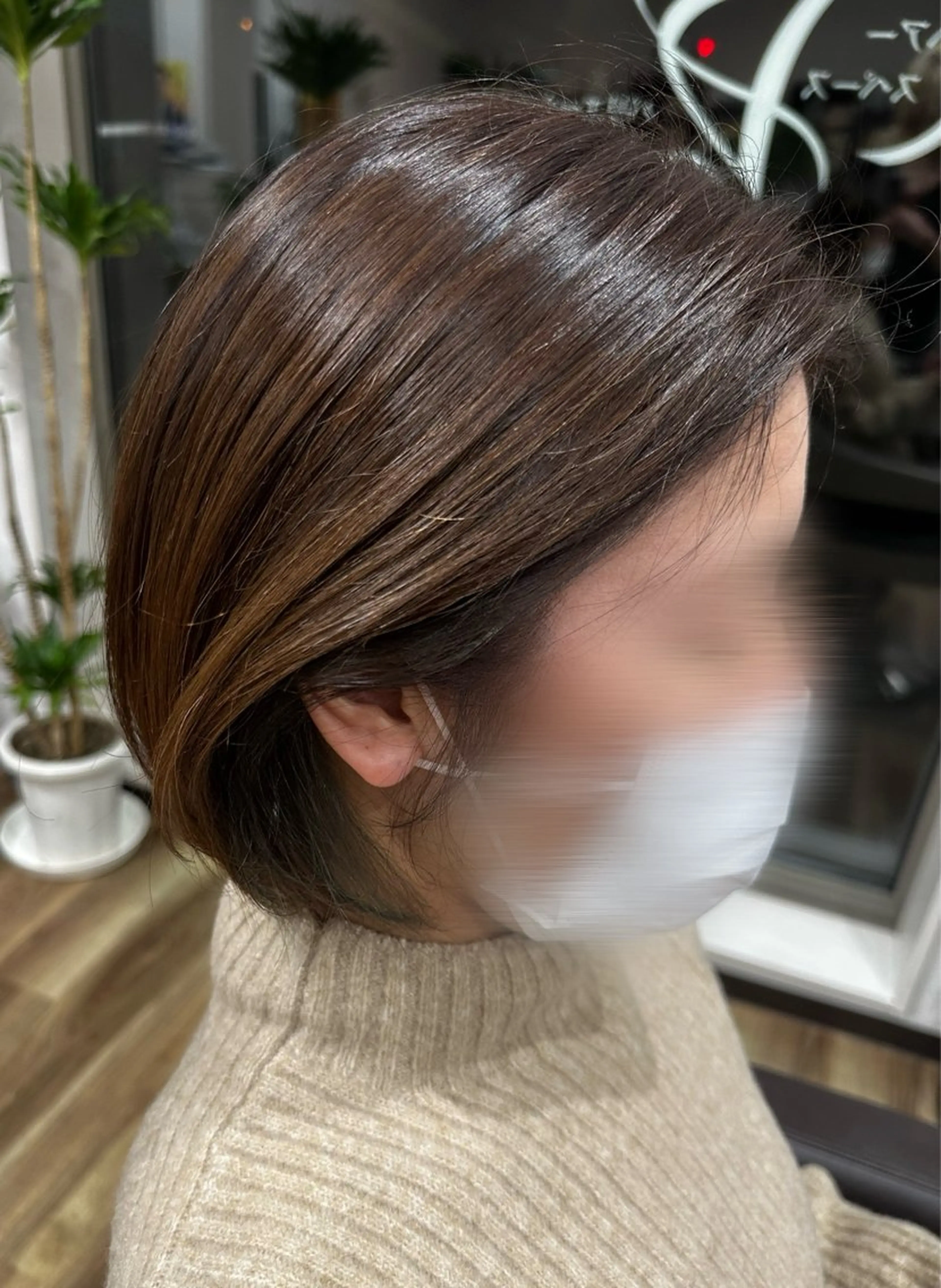 ショート ヘアカラー 森 音遠のヘアスタイル