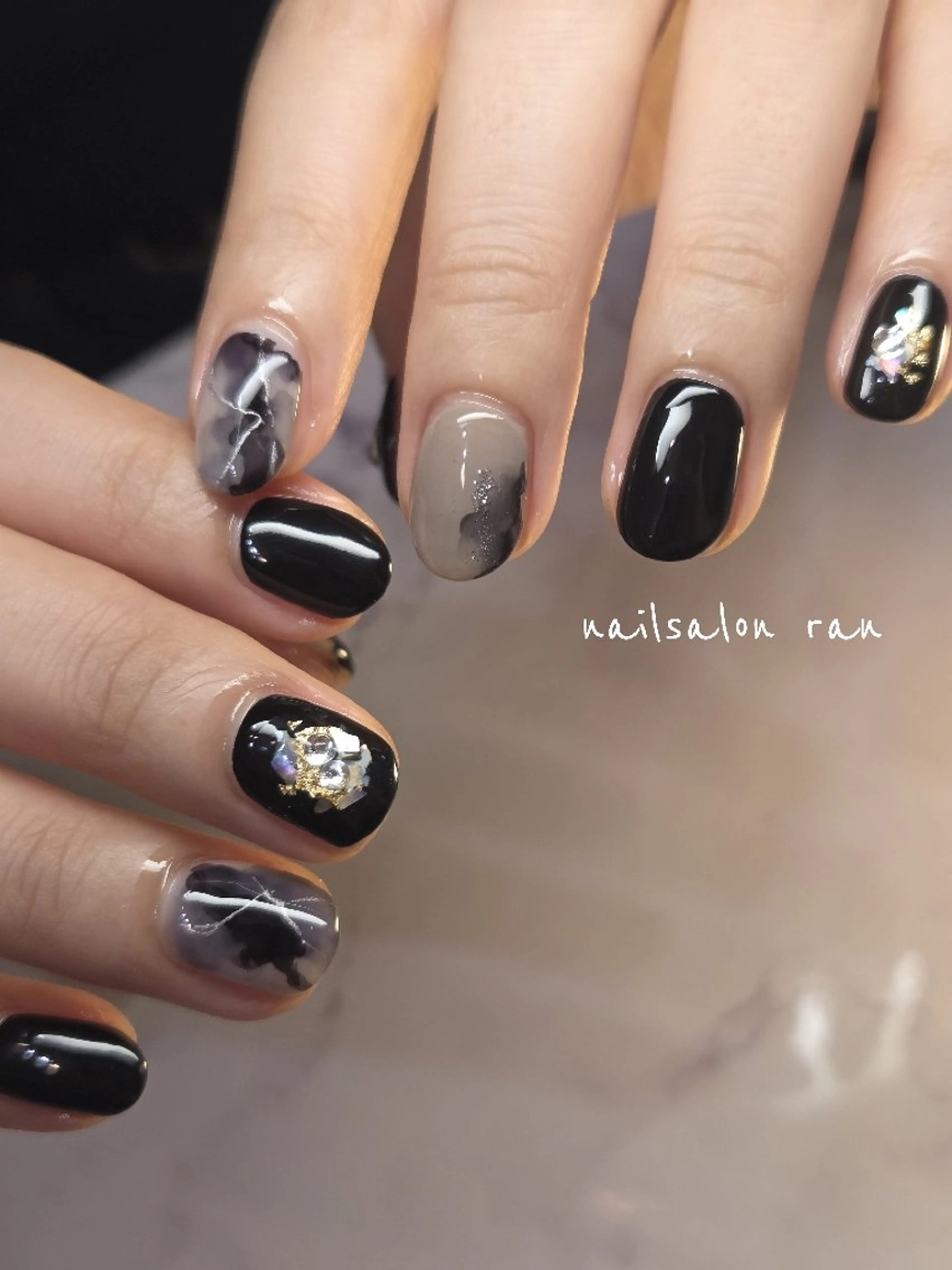 ネイル ハンドネイル ハンドケア nailsalon ranのネイルデザイン