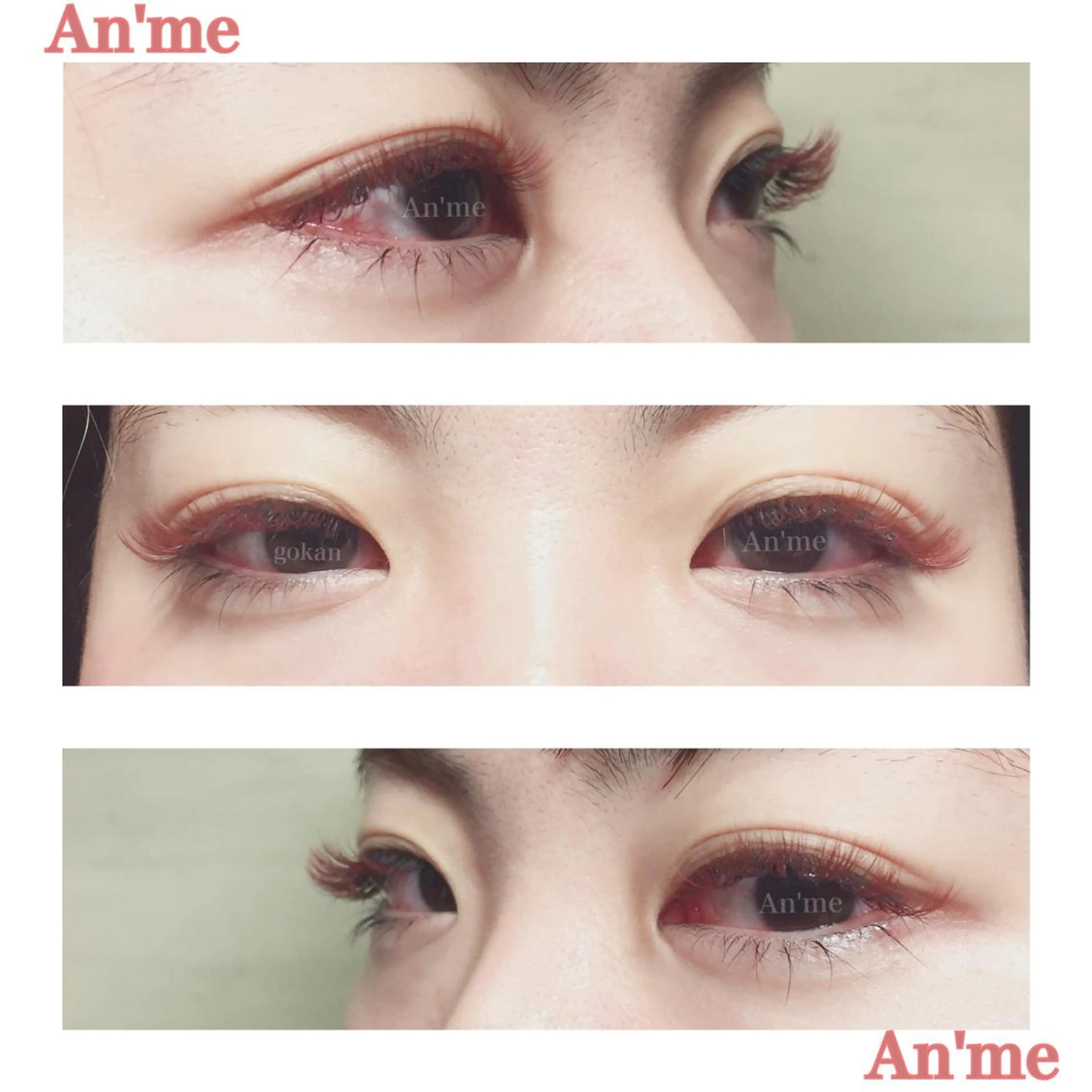 カラー マツエク・マツパ ブラウンカラー レッドカラー カラーマツエク ボリュームラッシュ An'me ☺︎のマツエク・マツパデザイン